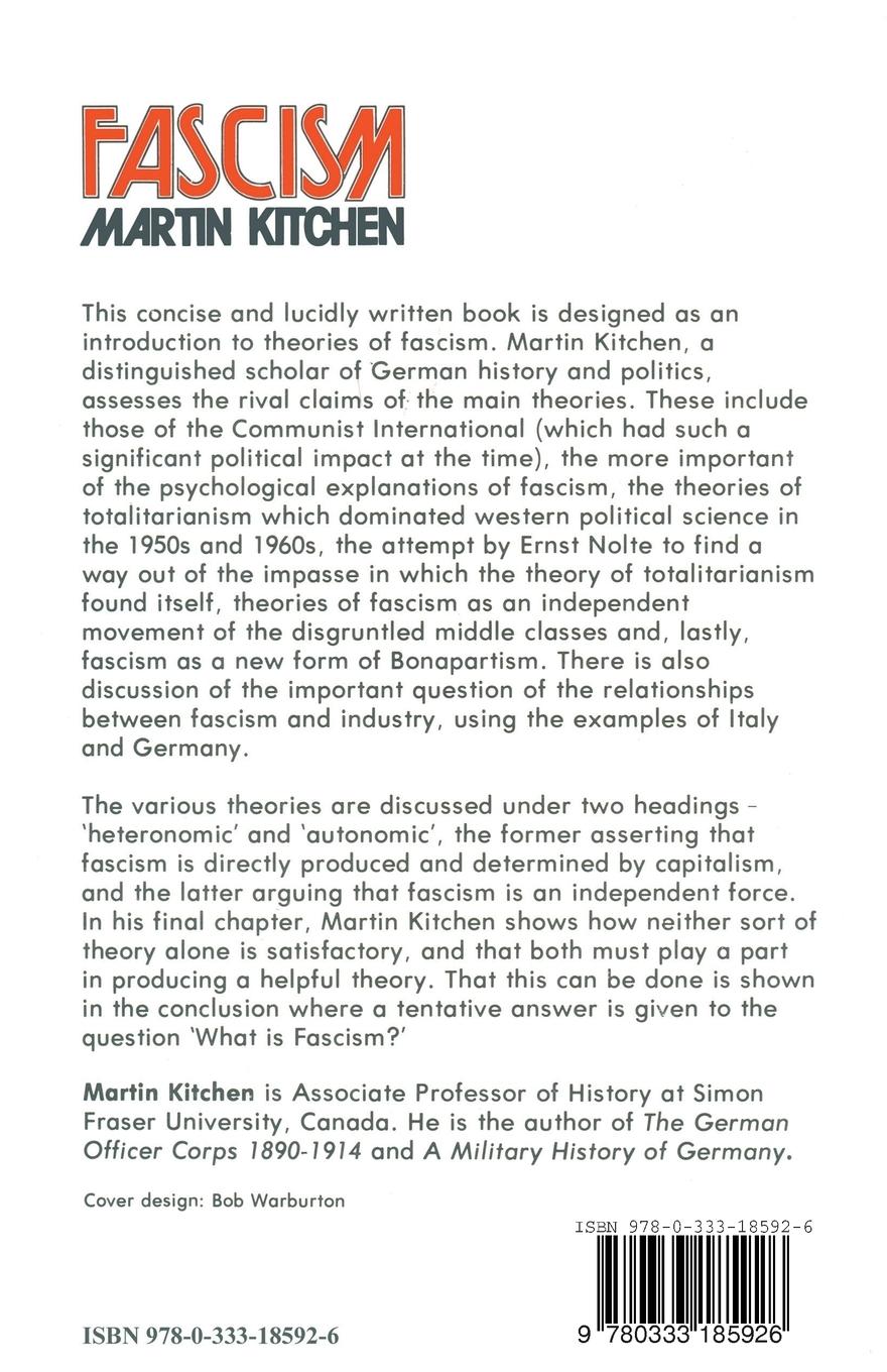 Rückseitencover Fascism