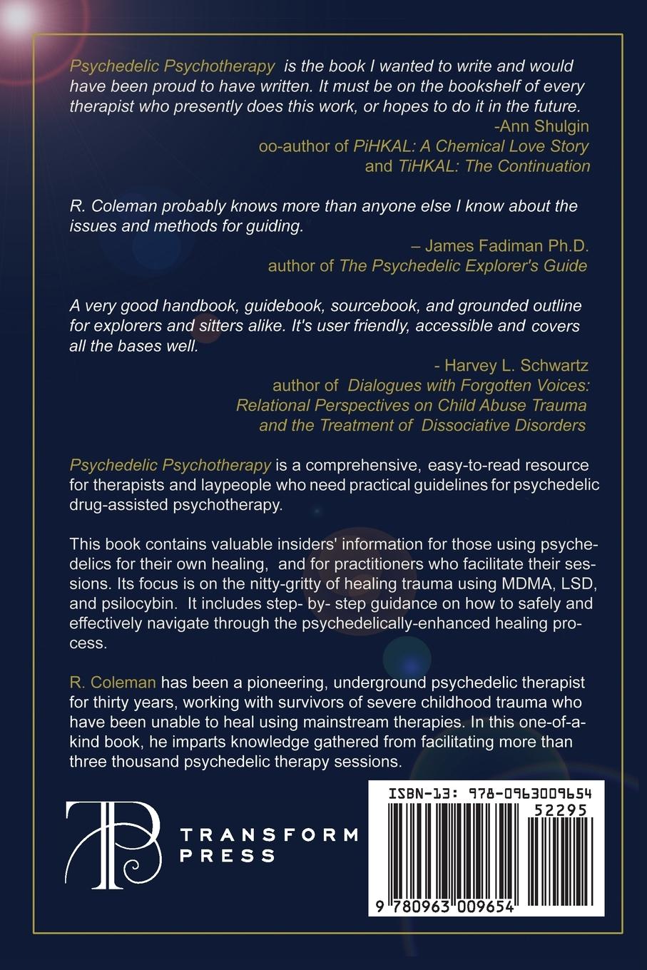 Rückseitencover Psychedelic Psychotherapy