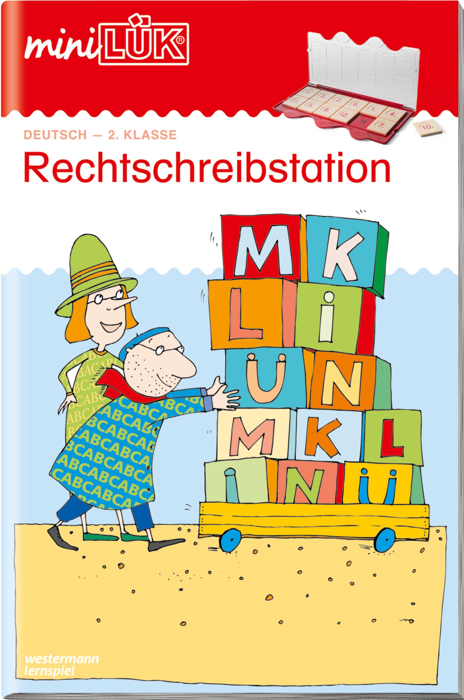 Vorderes Coverbild miniLÜK. Deutsch Rechtschreibstation 2. Klasse