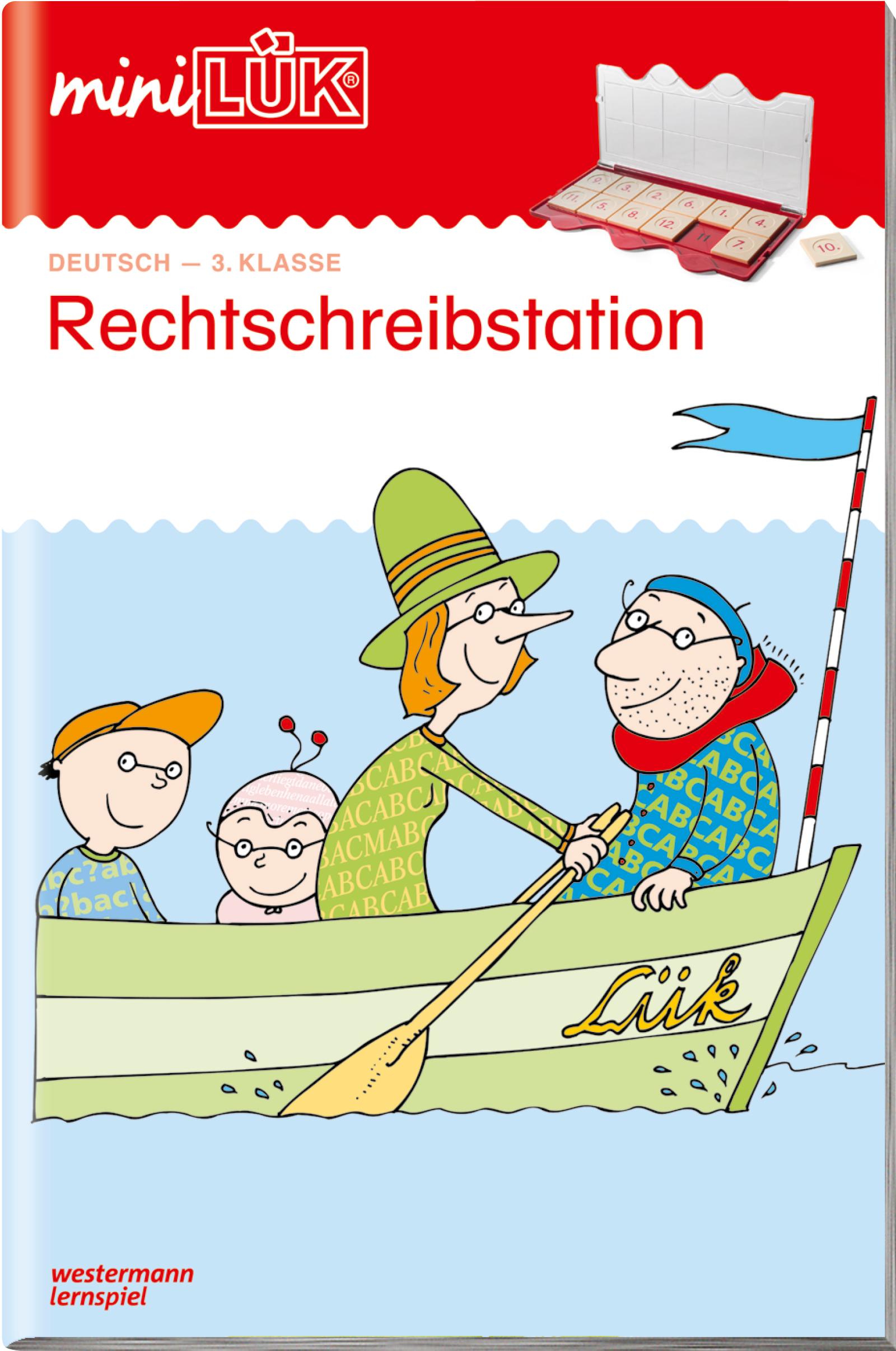 Vorderes Coverbild miniLÜK. Deutsch Rechtschreibstation 3. Klasse
