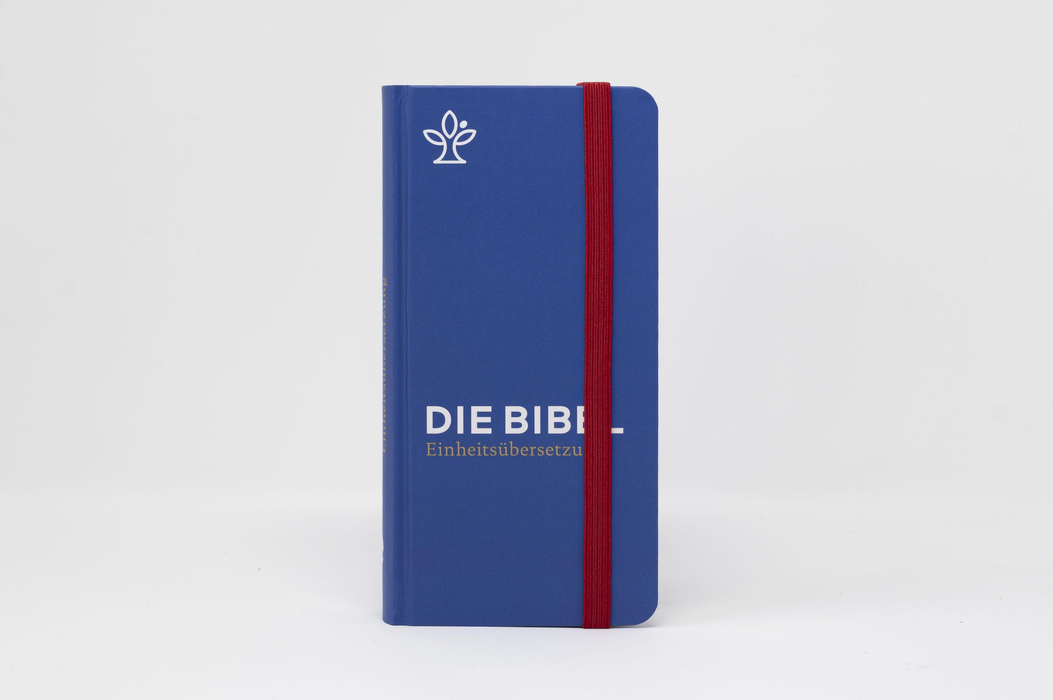 Vorderes Coverbild Die Bibel. Taschenausgabe stripe mit roter loser Gummilitze