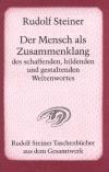 Vorderes Coverbild Der Mensch als Zusammenklang des schaffenden, bildenden und gestaltenden Weltenwortes
