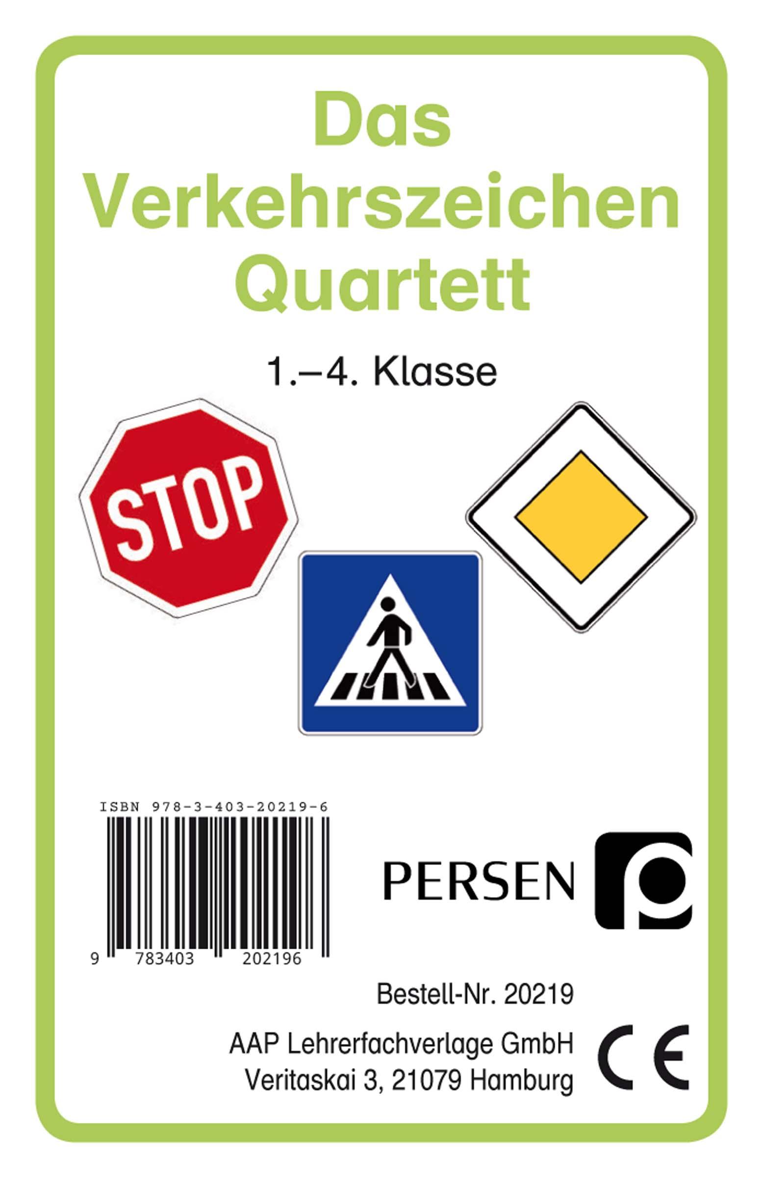 Vorderes Coverbild Das Verkehrszeichen-Quartett