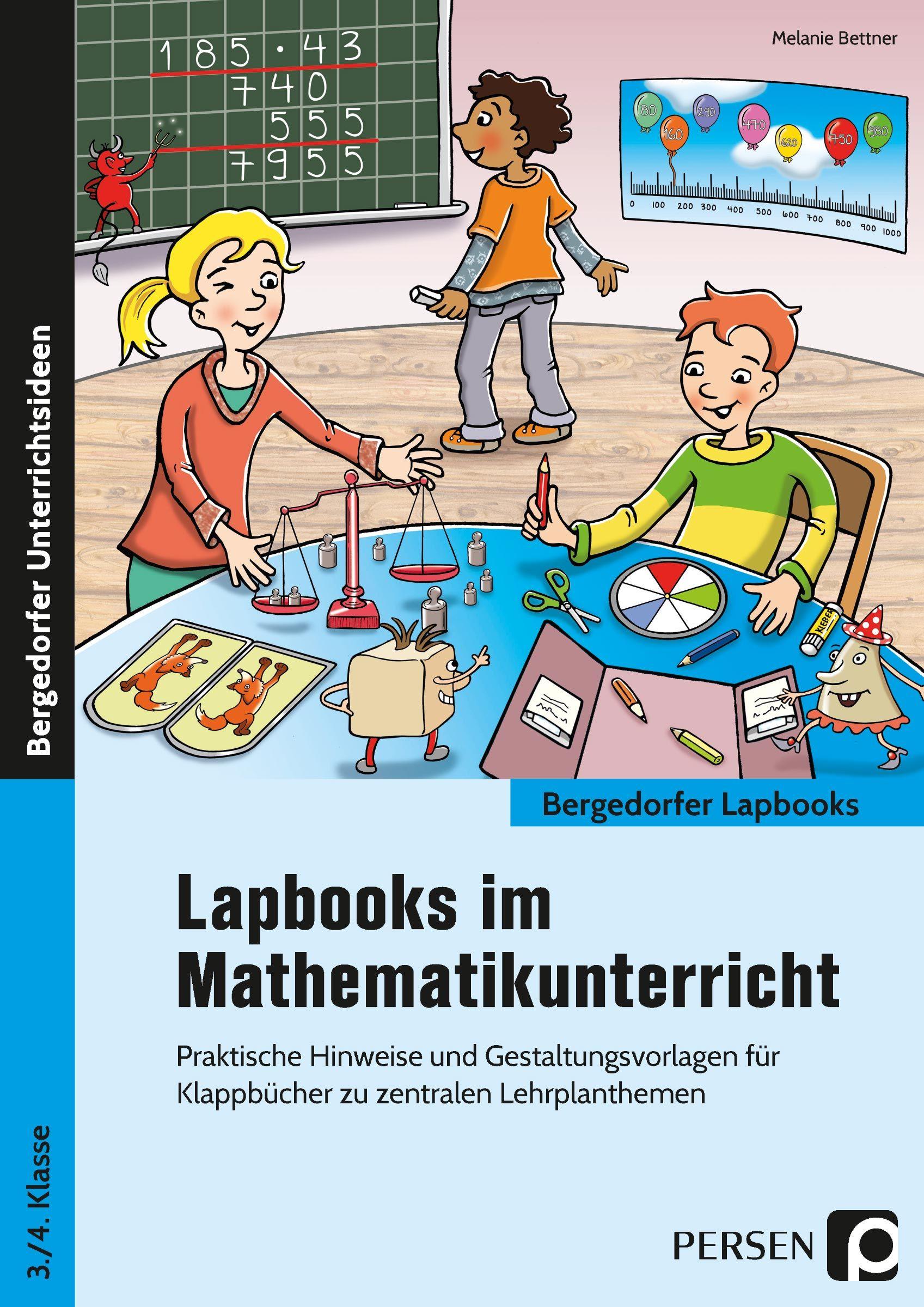 Vorderes Coverbild Lapbooks im Mathematikunterricht - 3./4. Klasse