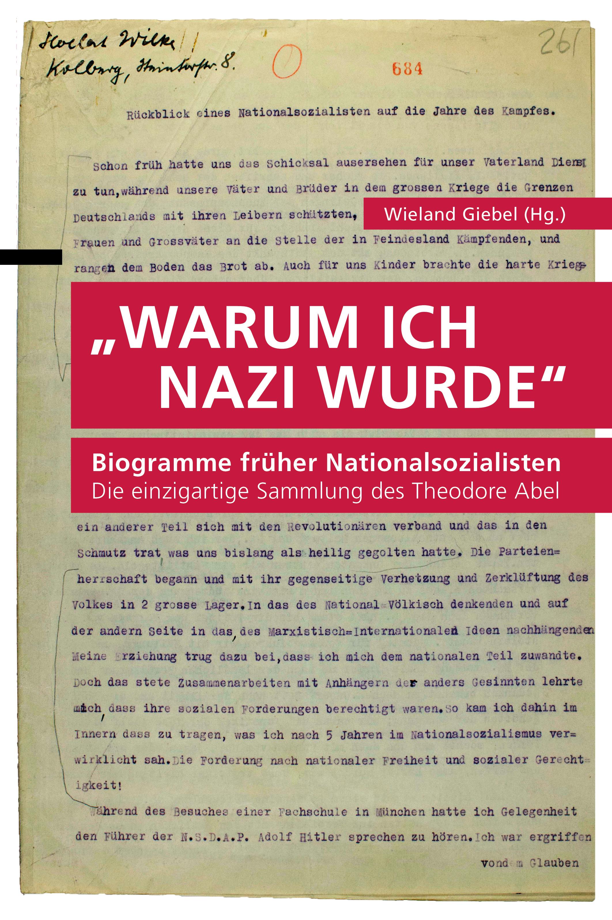 Vorderes Coverbild "Warum ich Nazi wurde"