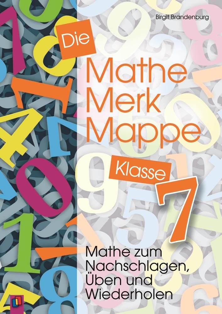 Vorderes Coverbild Die Mathe-Merk-Mappe. Klasse 7