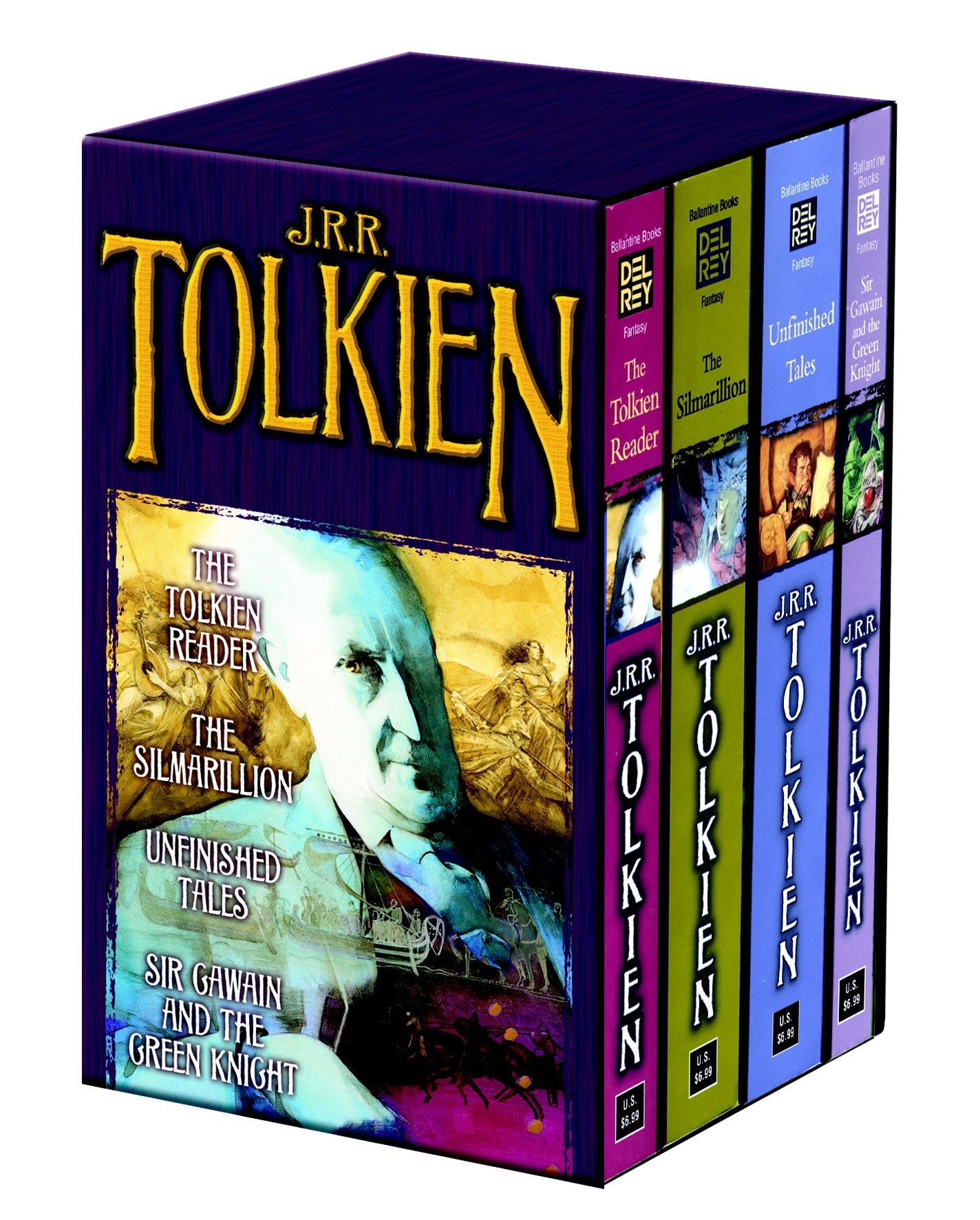 Vorderes Coverbild Tolkien Fantasy Tales Box Set (the Tolkien Reader, the Silmarillion, Unfinished Tales, Sir Gawain and the Green Knight)