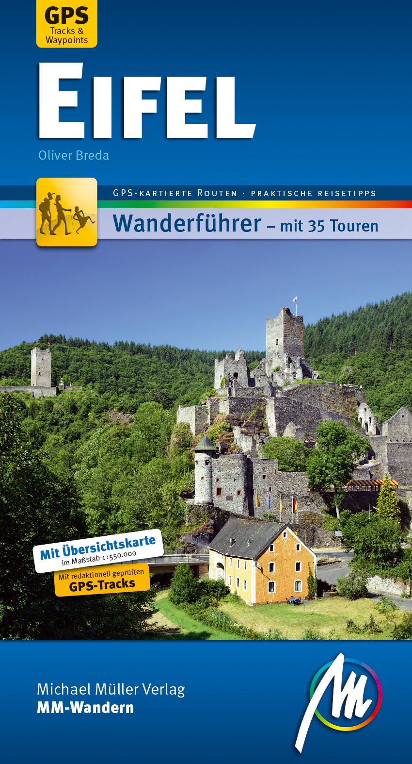 Vorderes Coverbild Eifel MM-Wandern Wanderführer Michael Müller Verlag