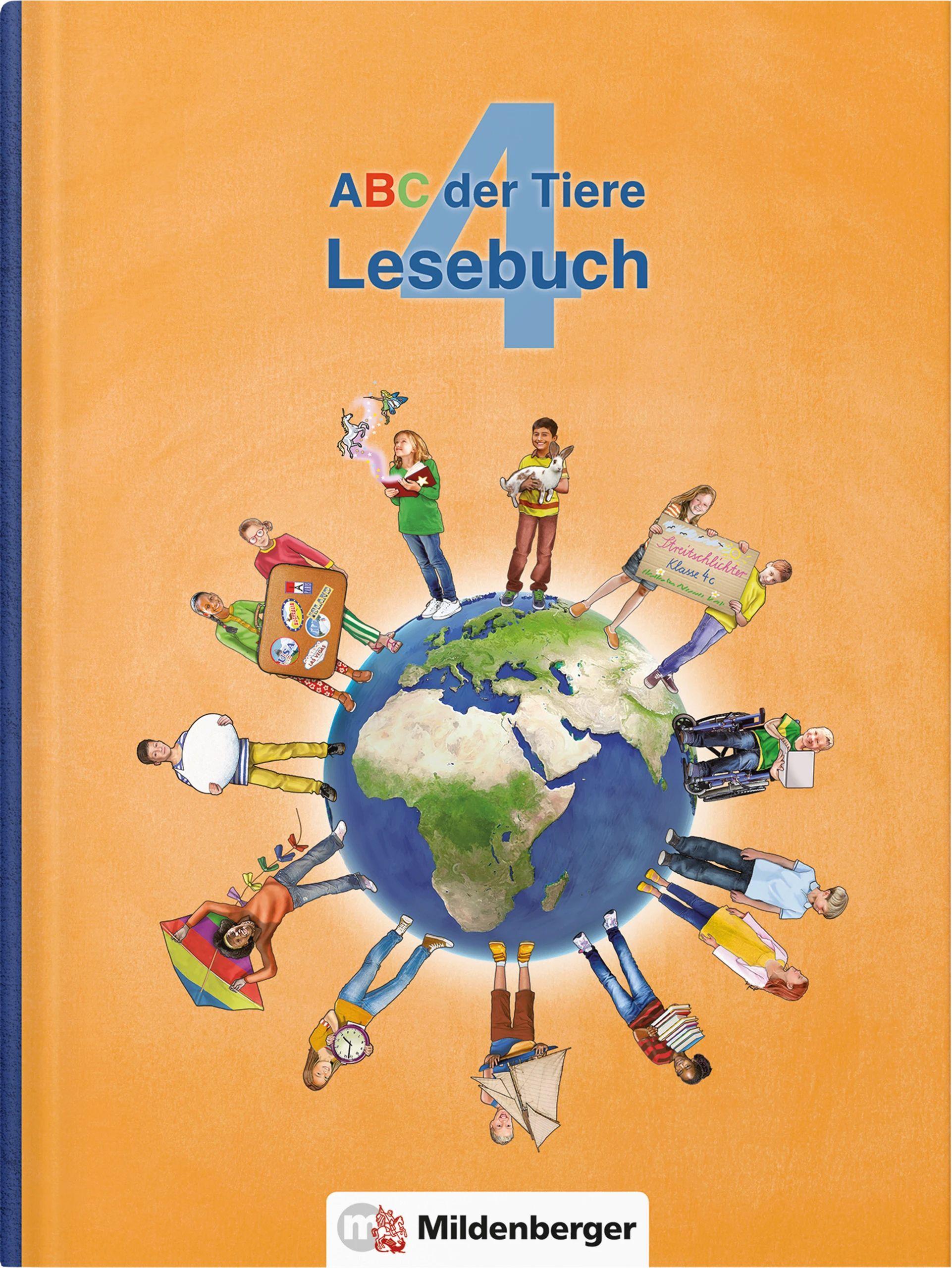 Vorderes Coverbild ABC der Tiere 4 - Lesebuch · Neubearbeitung