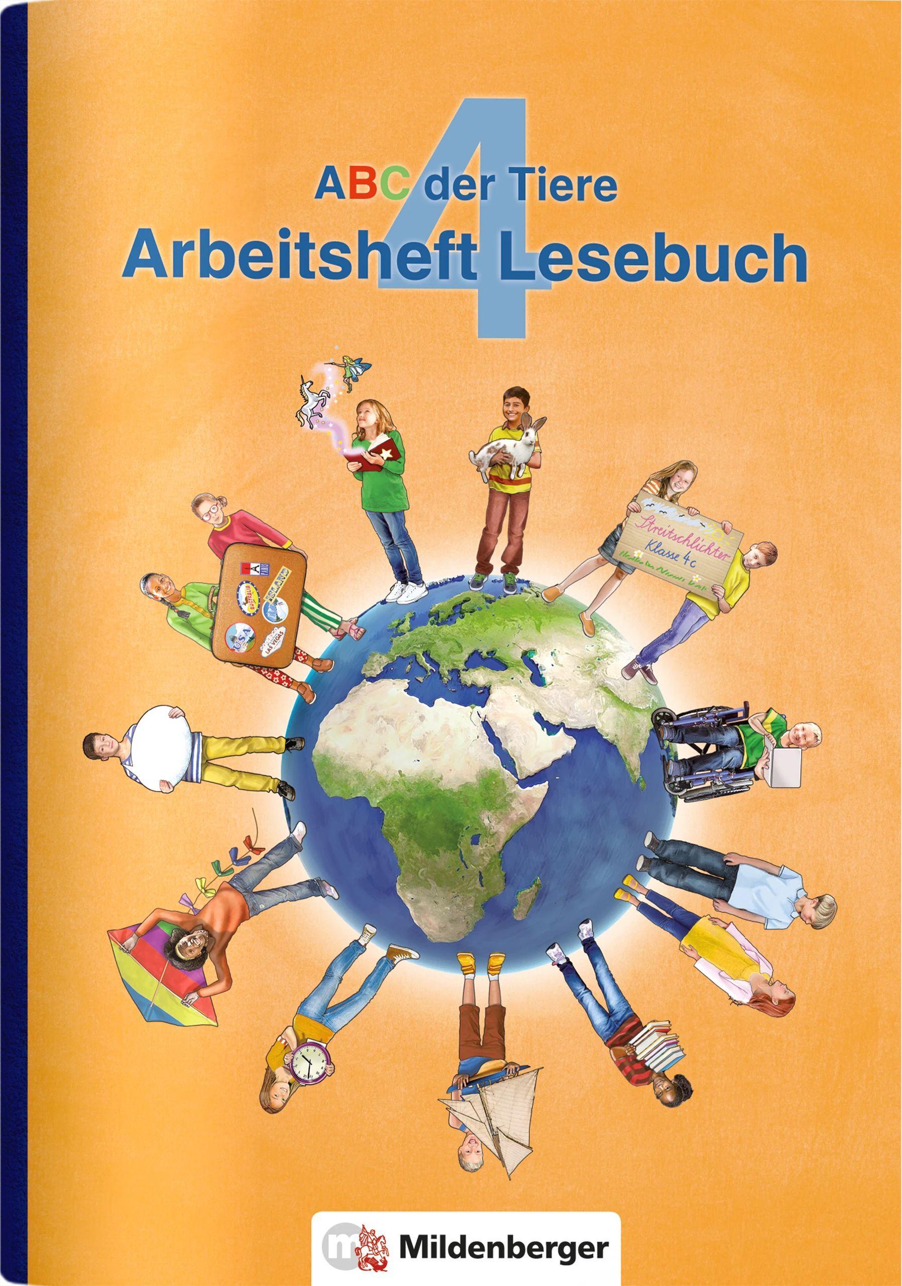 Vorderes Coverbild ABC der Tiere 4 - Arbeitsheft Lesebuch · Neubearbeitung