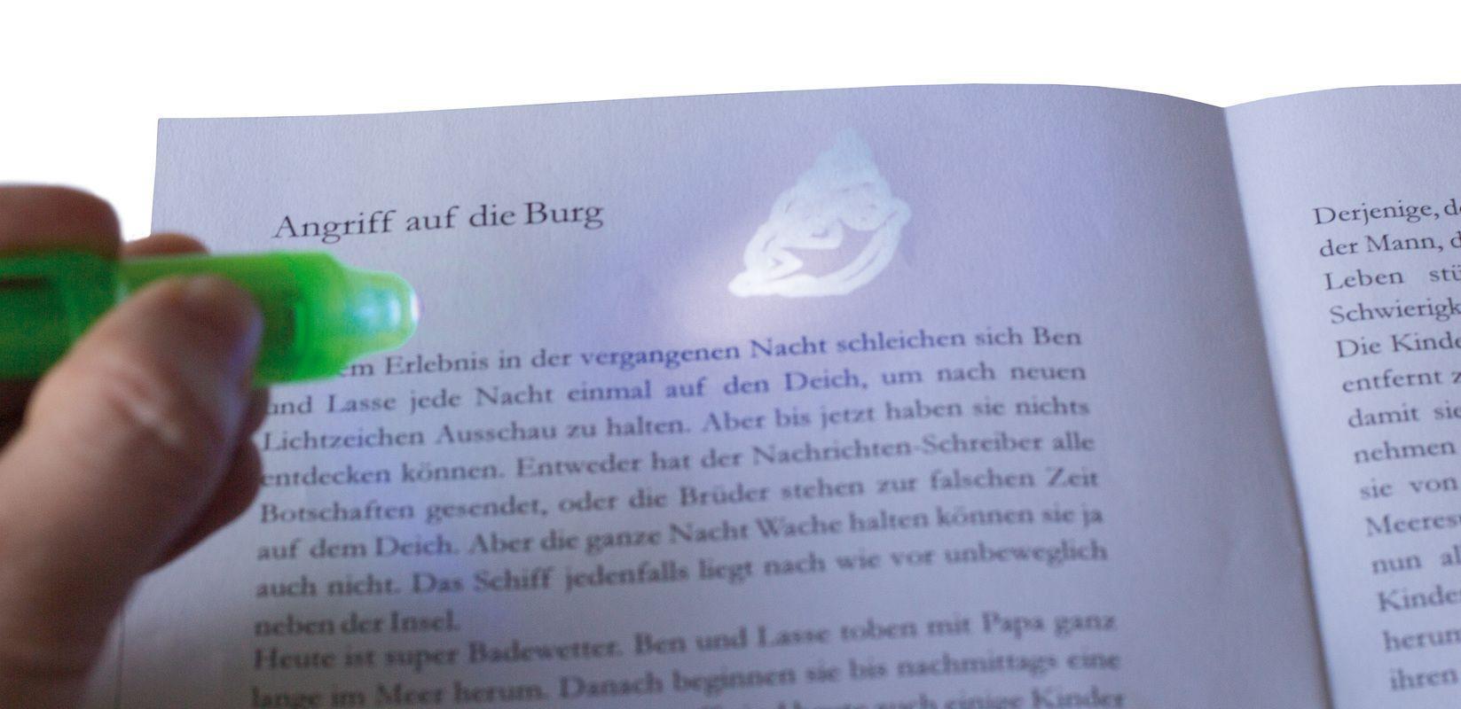 Beispielinhalt (Bild) Ben & Lasse - Das Agenten-Knobel-Rate-Buch