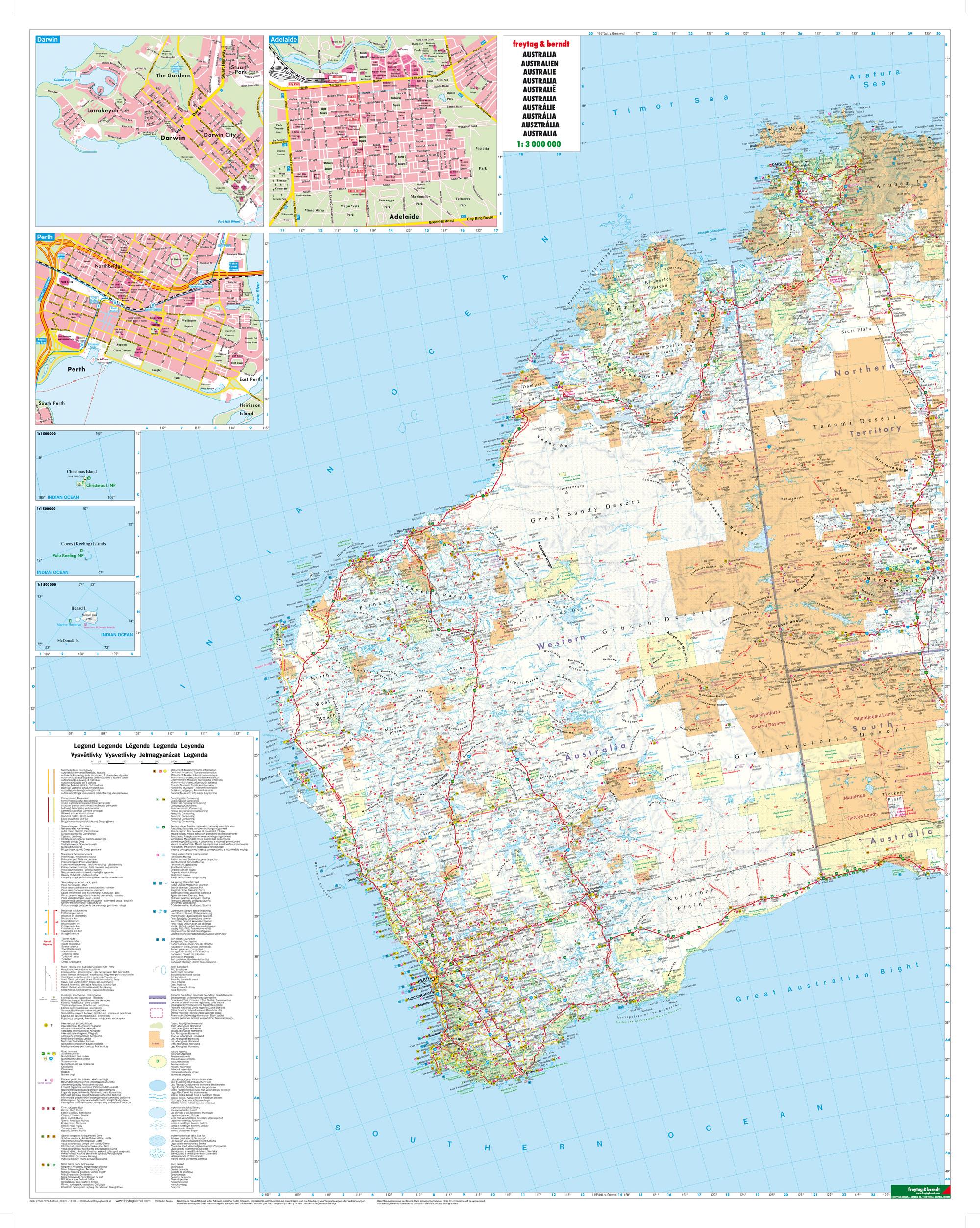 Beispielinhalt (Bild) Australien 1 : 3.000.000