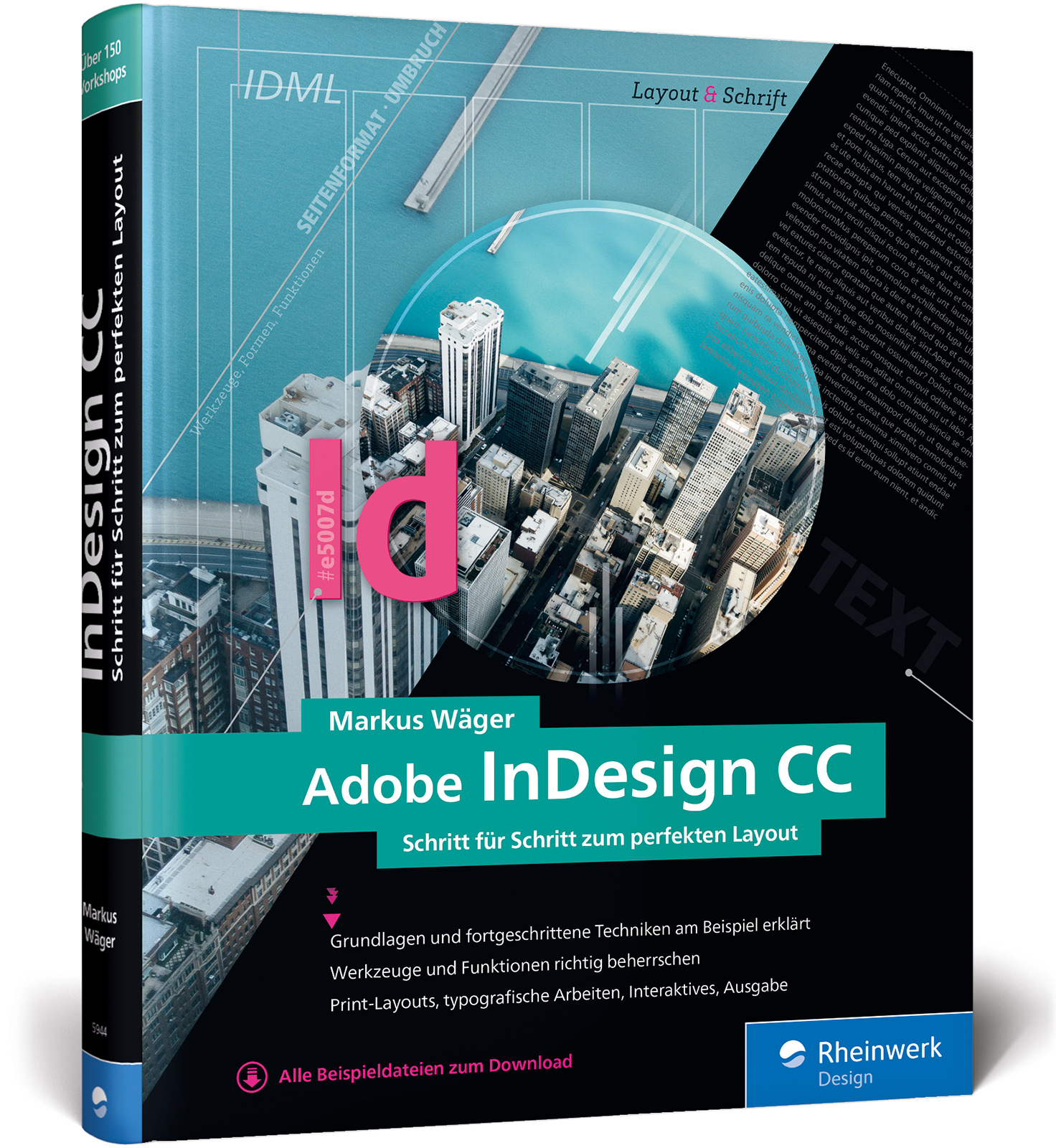 Vorderes Coverbild Adobe InDesign CC