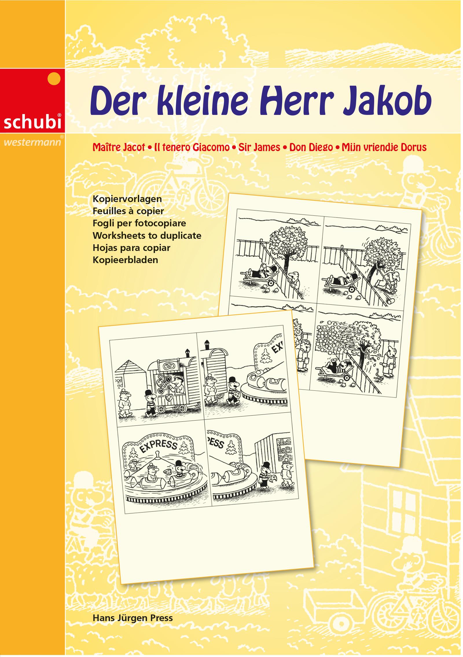 Vorderes Coverbild Der kleine Herr Jakob. Kopiervorlagen