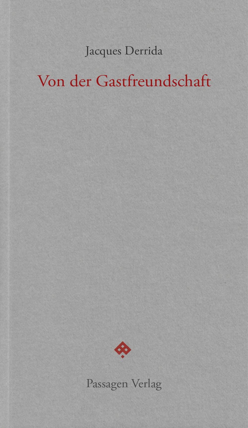Vorderes Coverbild Von der Gastfreundschaft