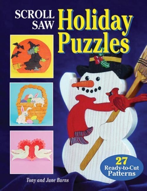 Vorderes Coverbild Scroll Saw Holiday Puzzles
