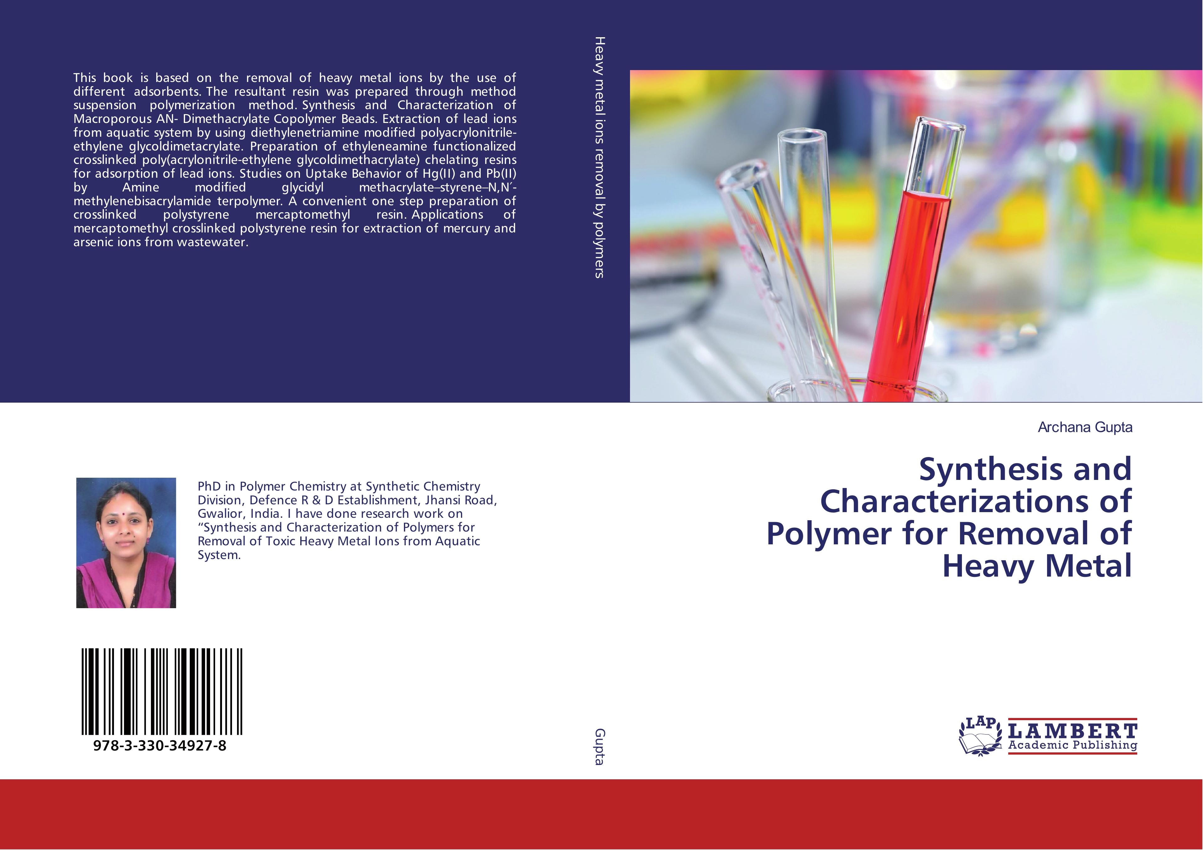 Vorderes Coverbild Synthesis and Characterizations of Polymer for Removal of Heavy Metal