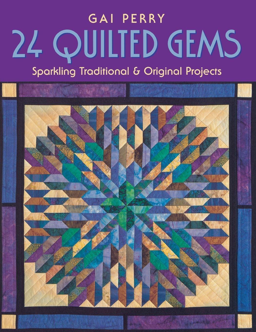 Vorderes Coverbild 24 Quilted Gems - Print on Demand Edition