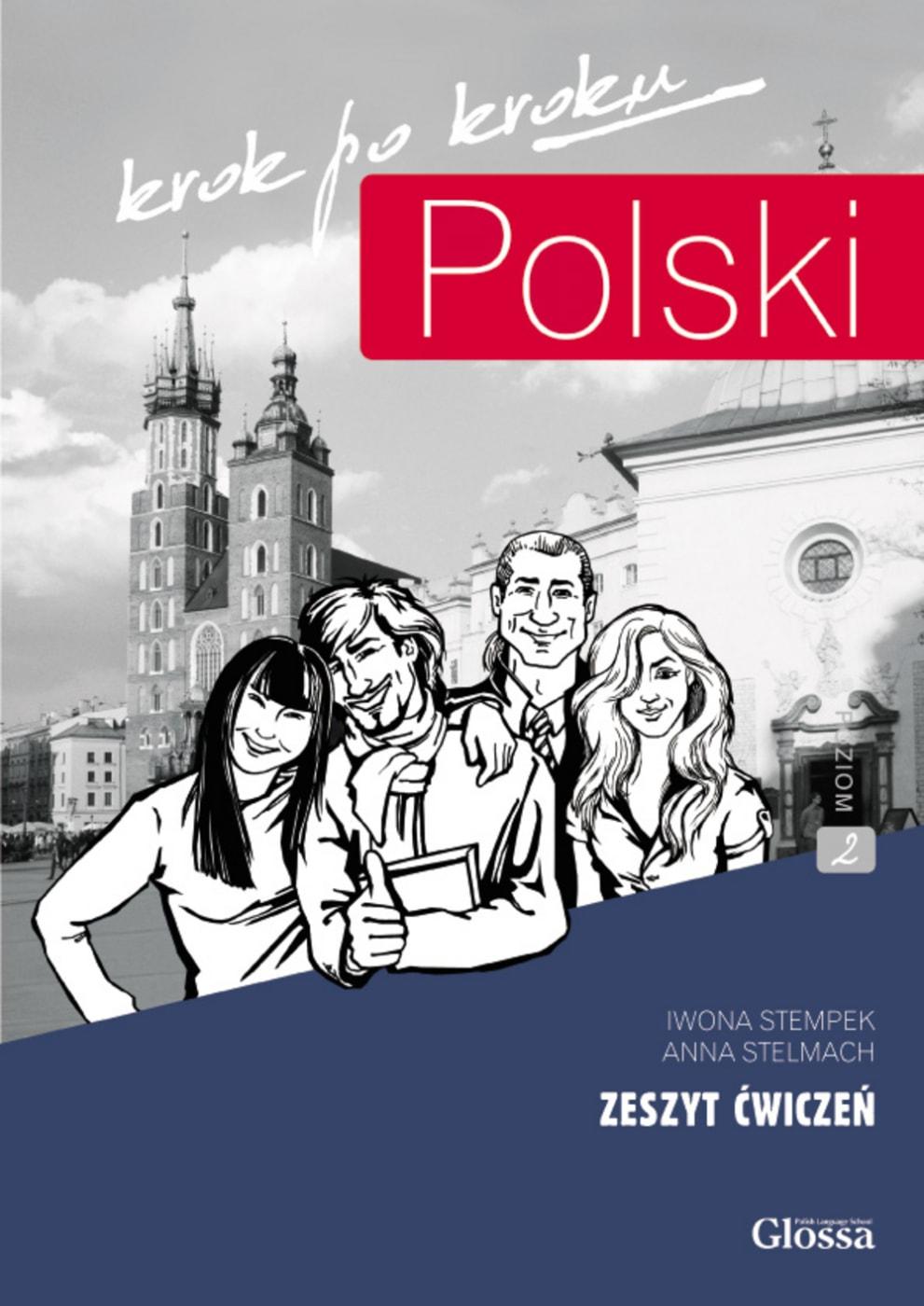Vorderes Coverbild POLSKI krok po kroku 2 A2-B1 - Hybride Ausgabe