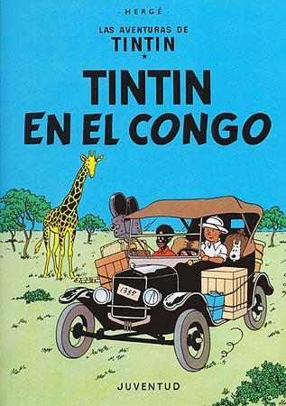 Vorderes Coverbild Tintín en el Congo