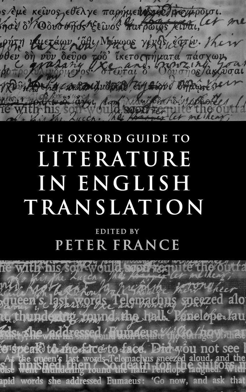 Vorderes Coverbild The Oxford Guide to Literature in English Translation