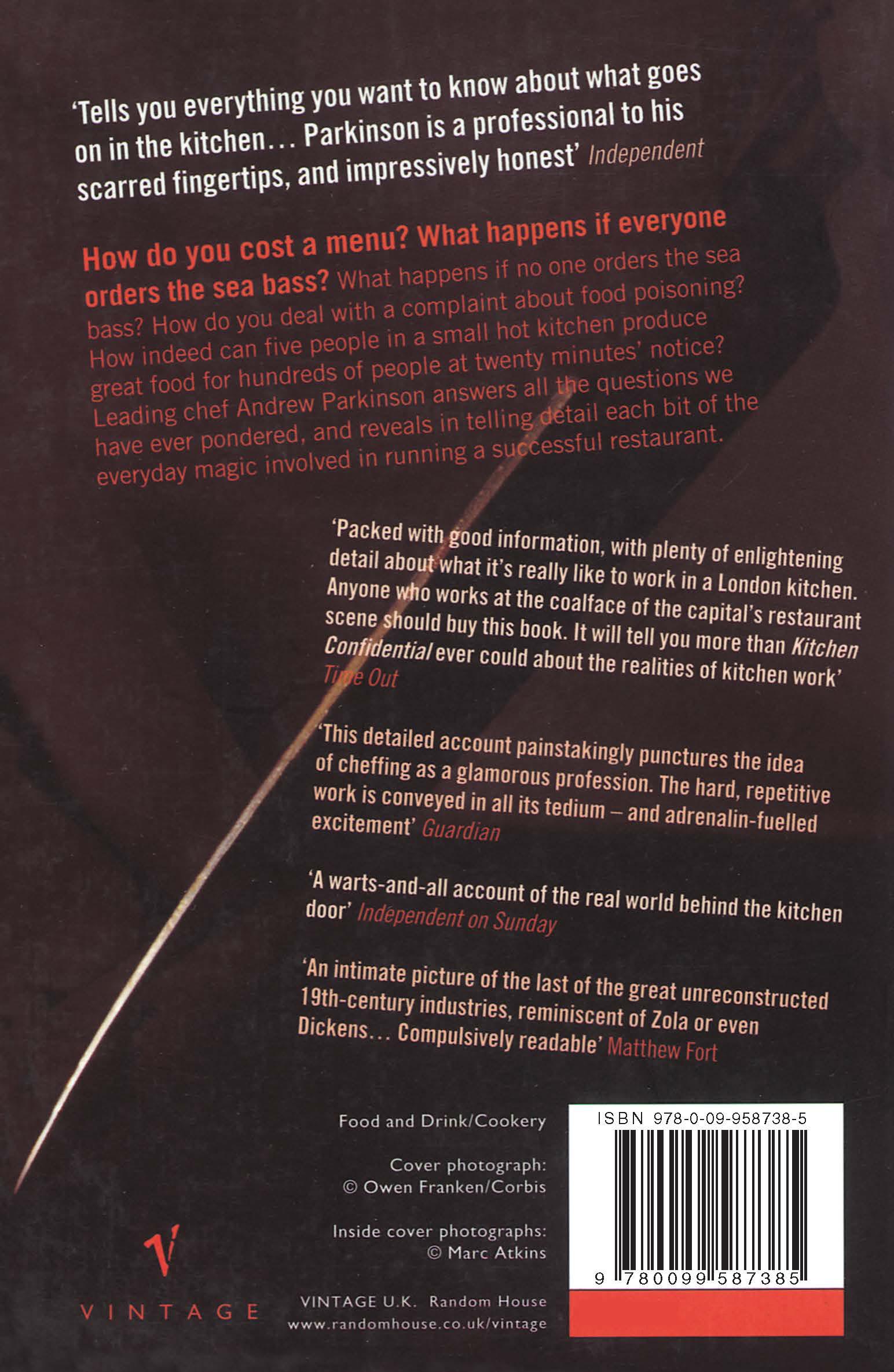 Rückseitencover Cutting It Fine