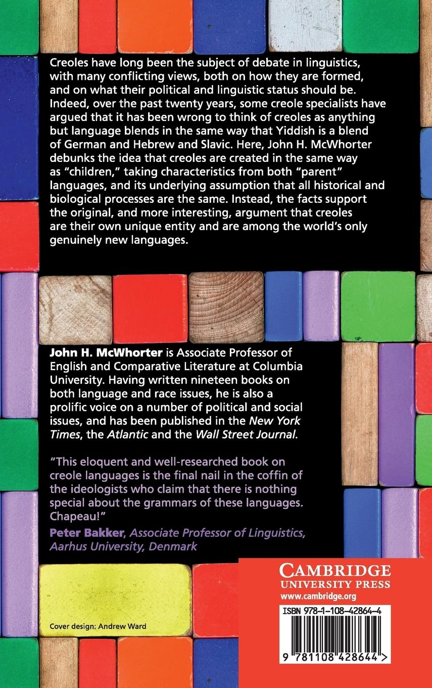 Rückseitencover The Creole Debate