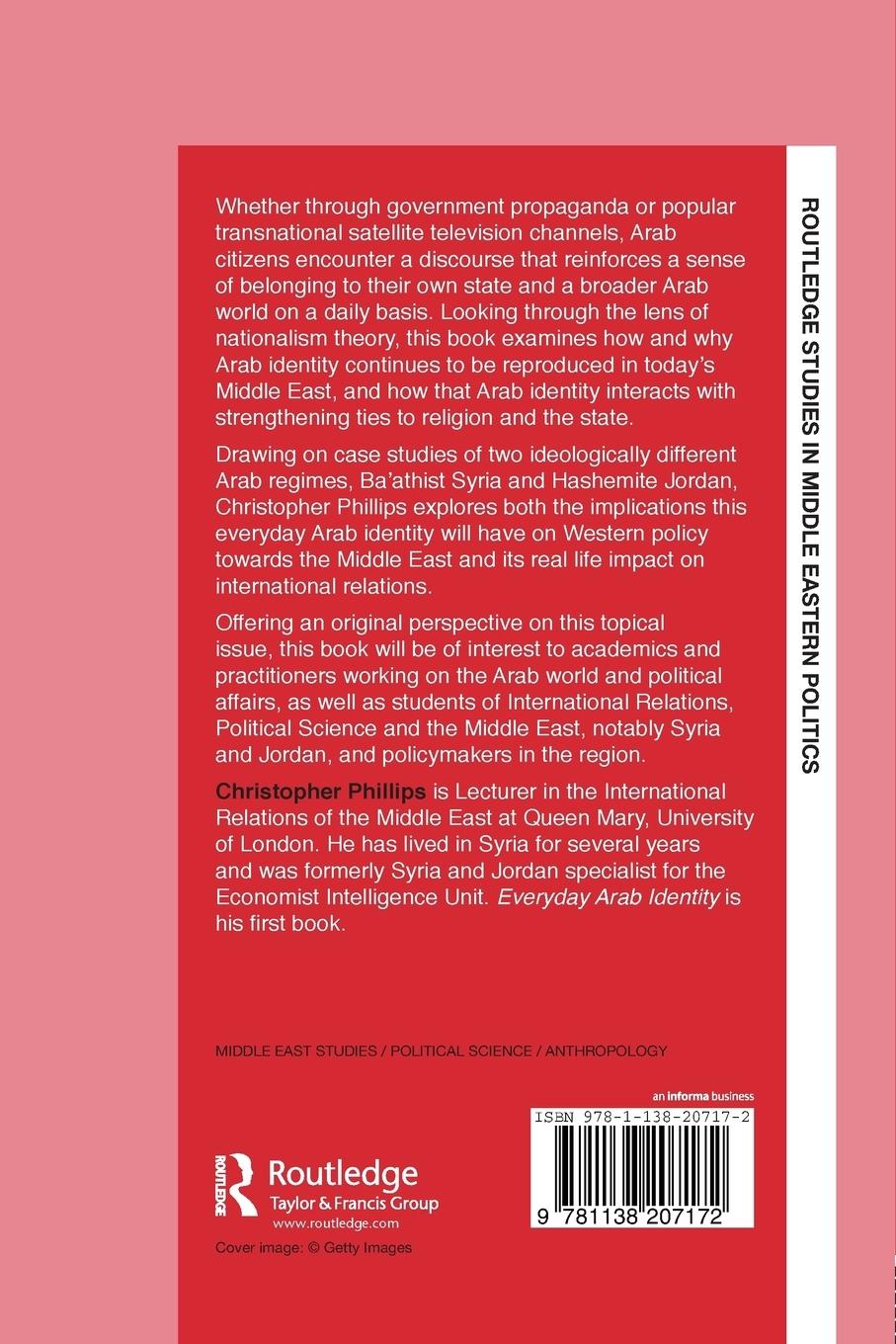 Rückseitencover Everyday Arab Identity