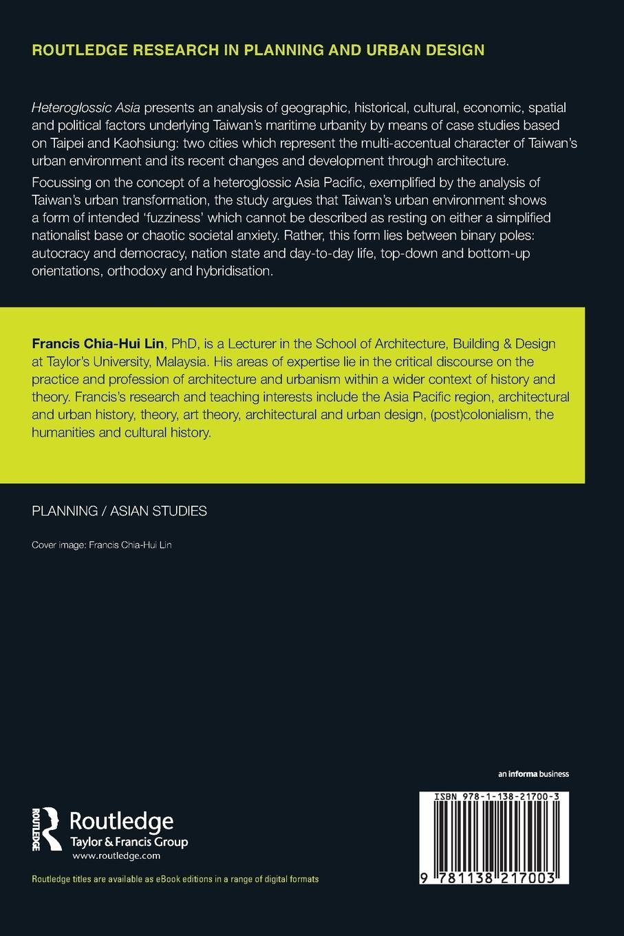 Rückseitencover Heteroglossic Asia