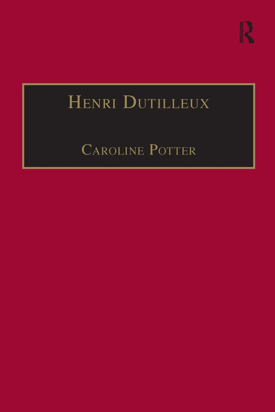 Vorderes Coverbild Henri Dutilleux