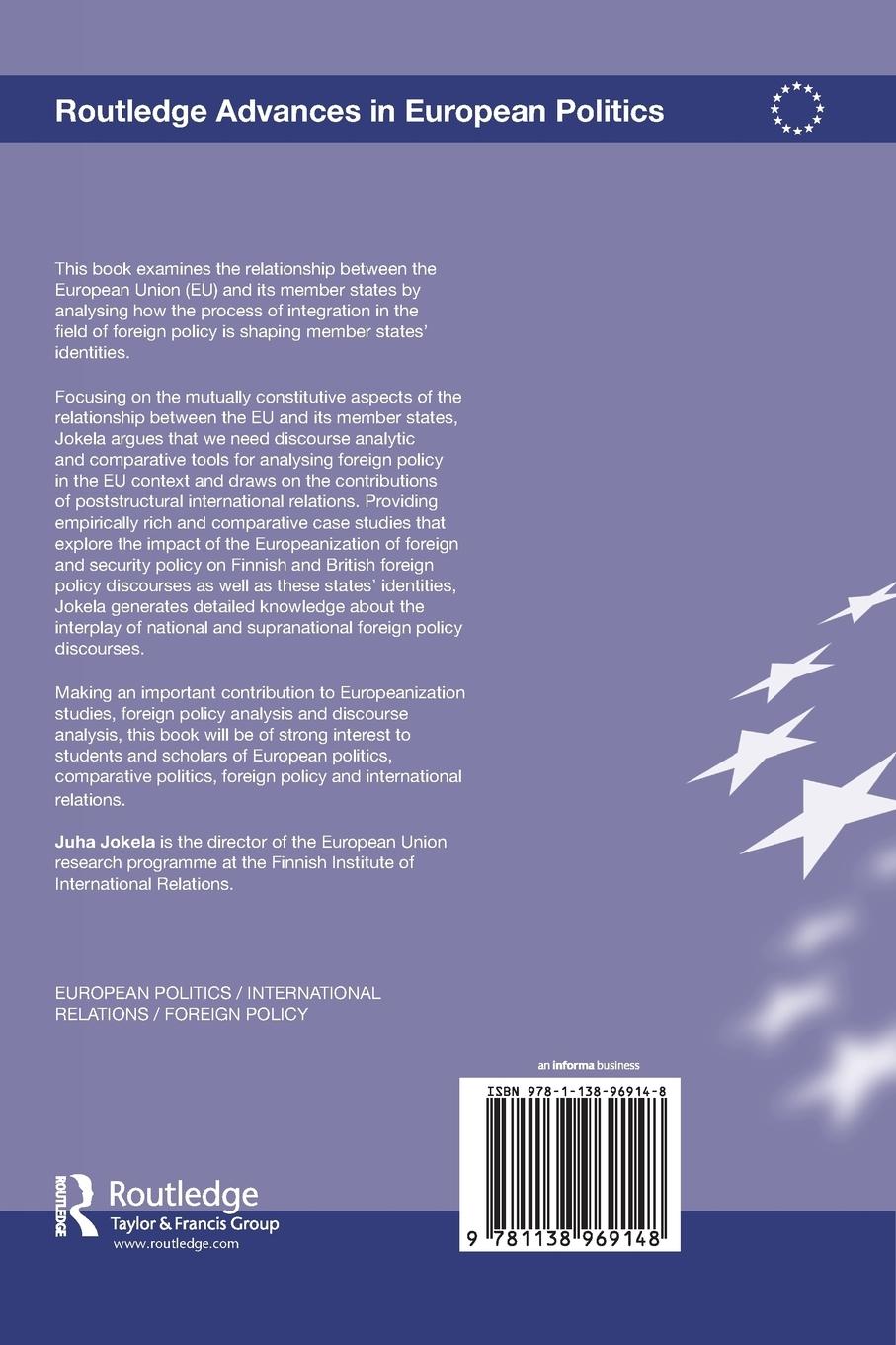 Rückseitencover Europeanization and Foreign Policy
