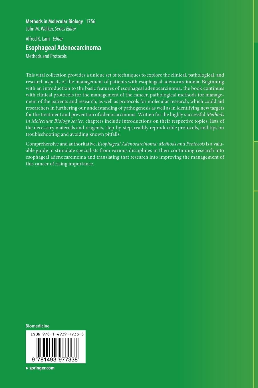 Rückseitencover Esophageal Adenocarcinoma