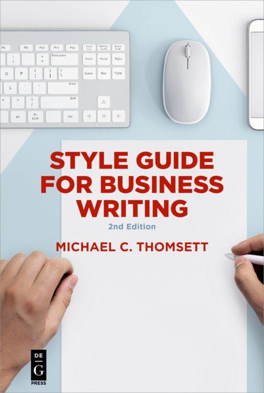Vorderes Coverbild Style Guide for Business Writing