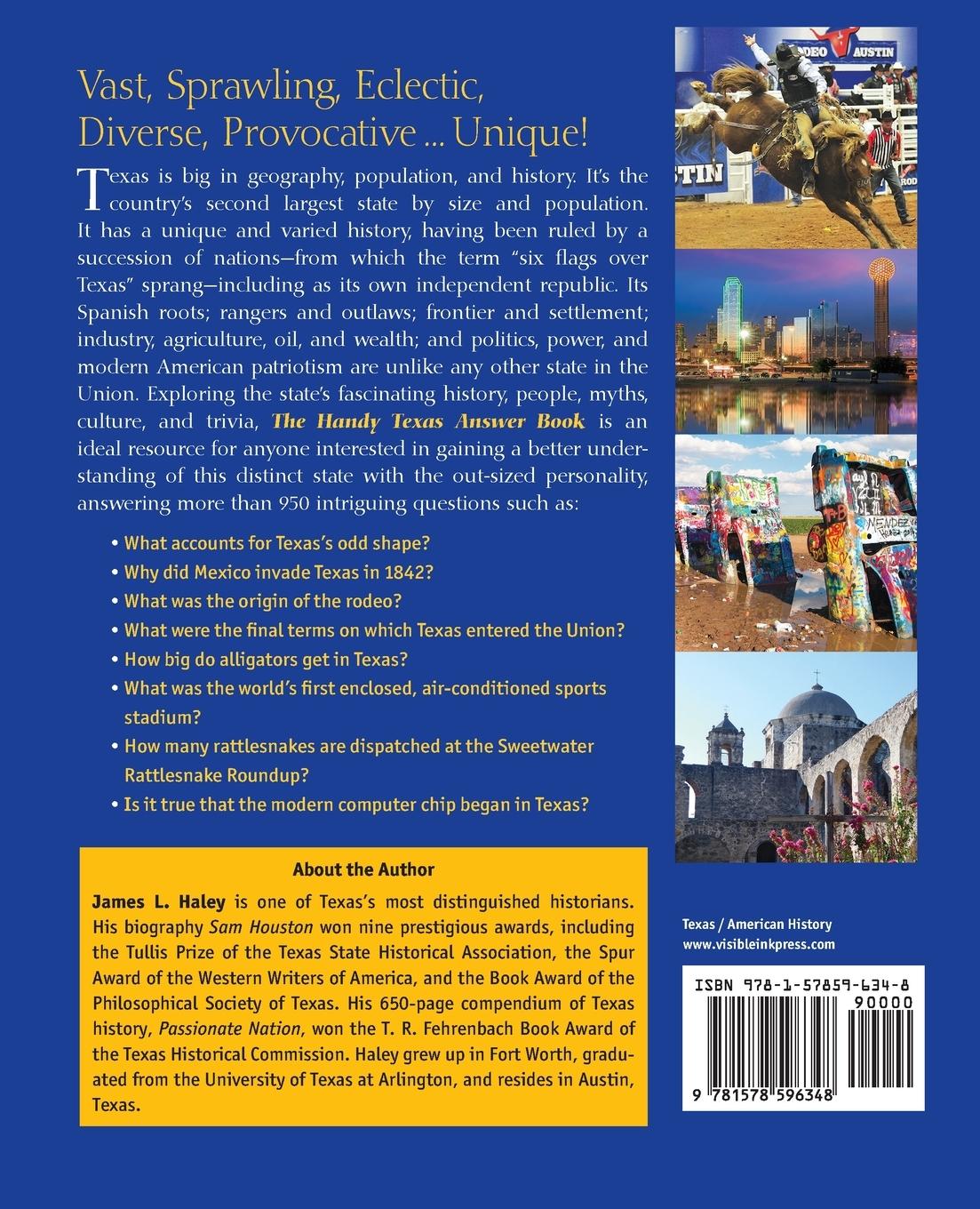 Rückseitencover The Handy Texas Answer Book