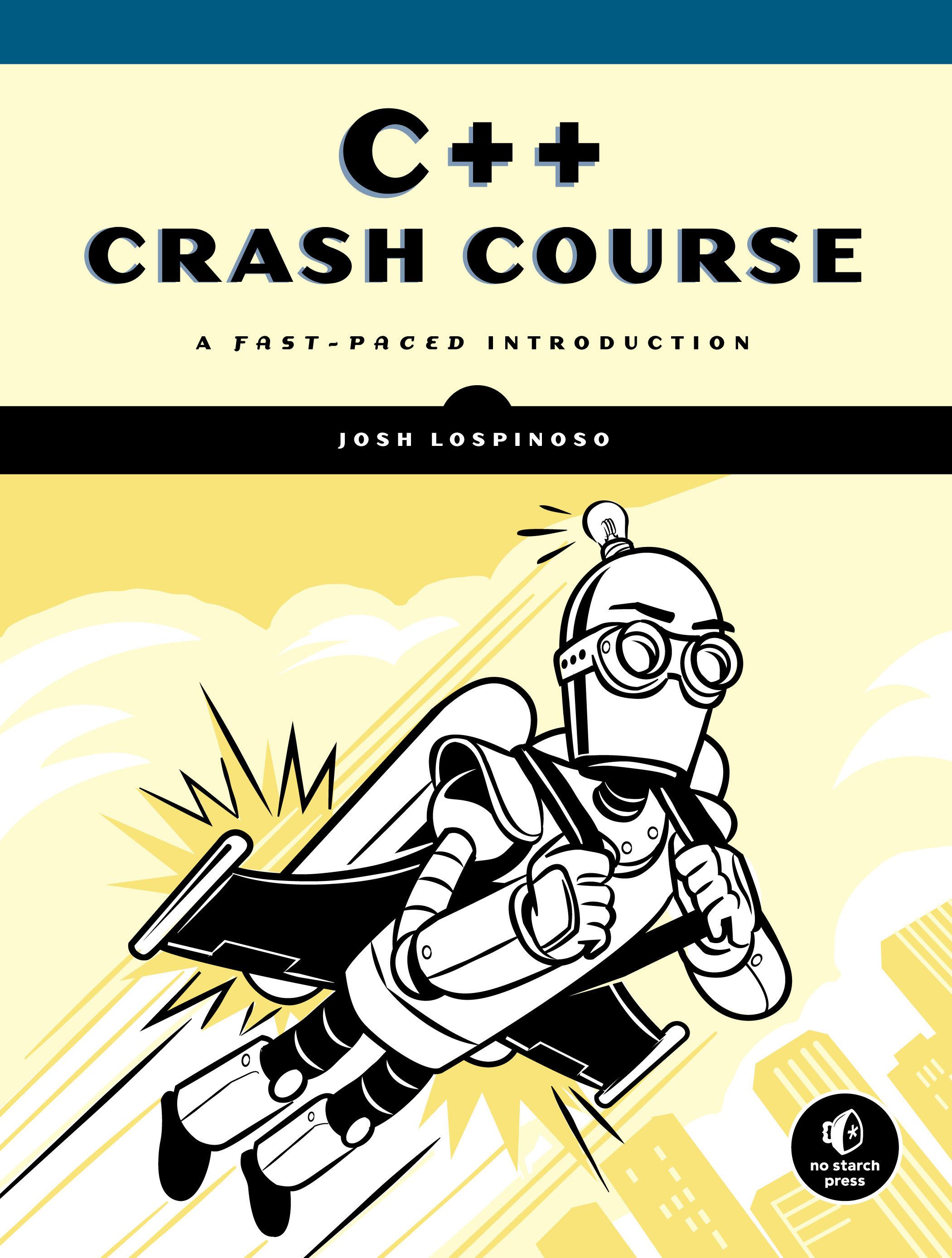 Vorderes Coverbild C++ Crash Course