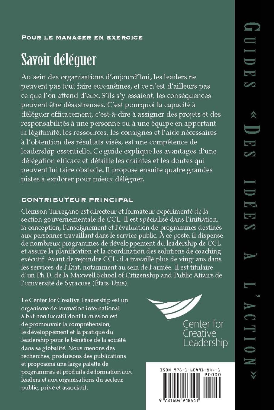 Rückseitencover Delegating Effectively