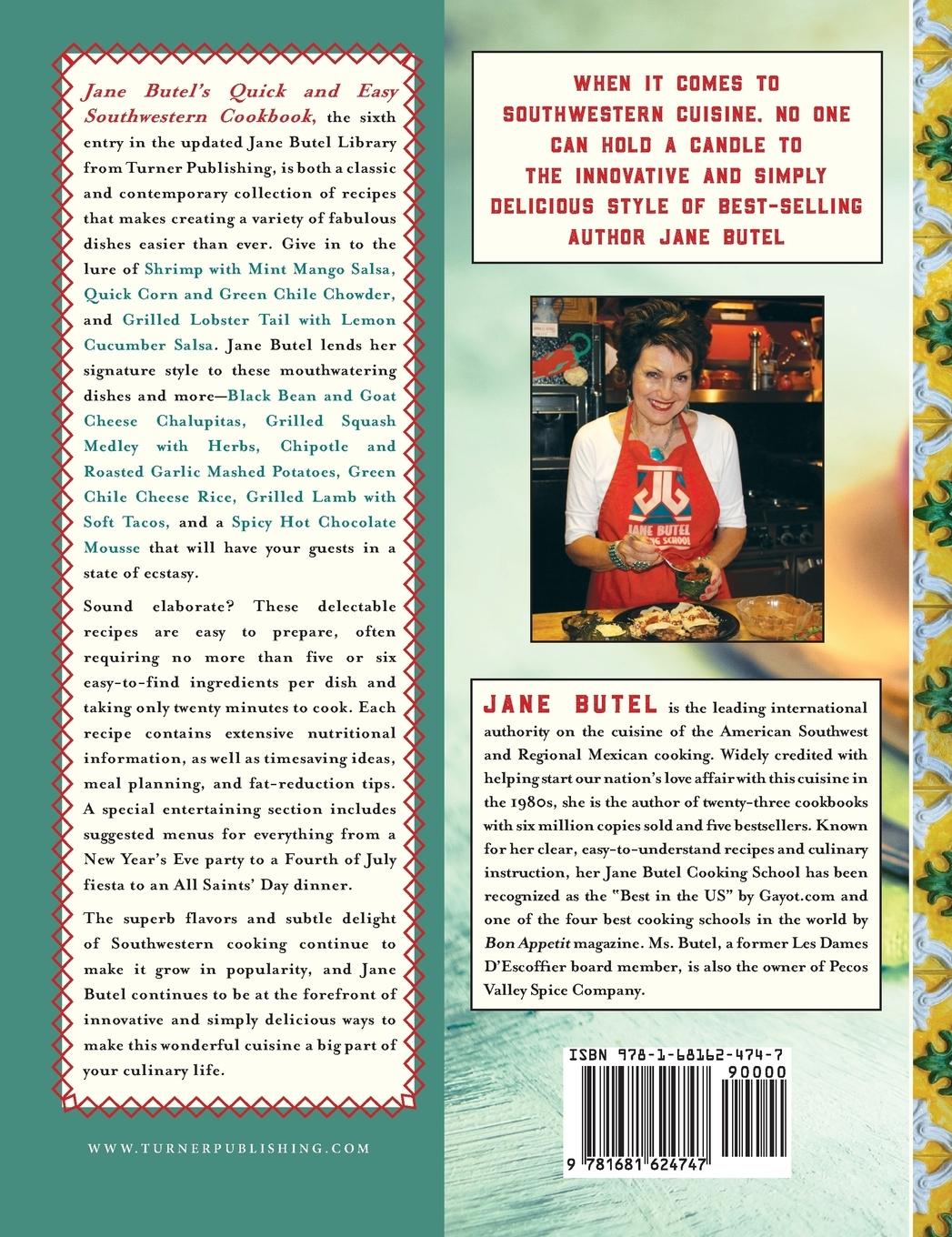 Rückseitencover Jane Butel's Quick and Easy Southwestern Cookbook