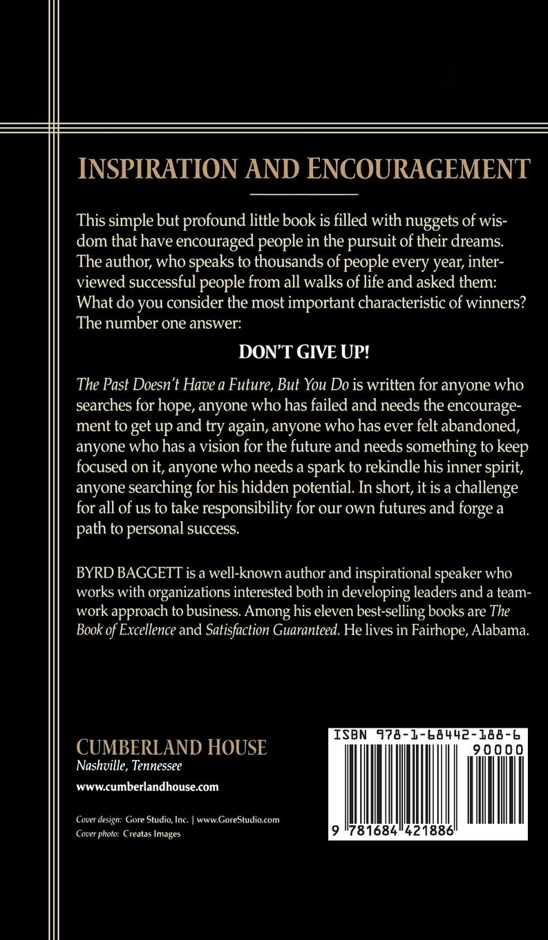 Rückseitencover The Past Doesn't Have a Future, But You Do