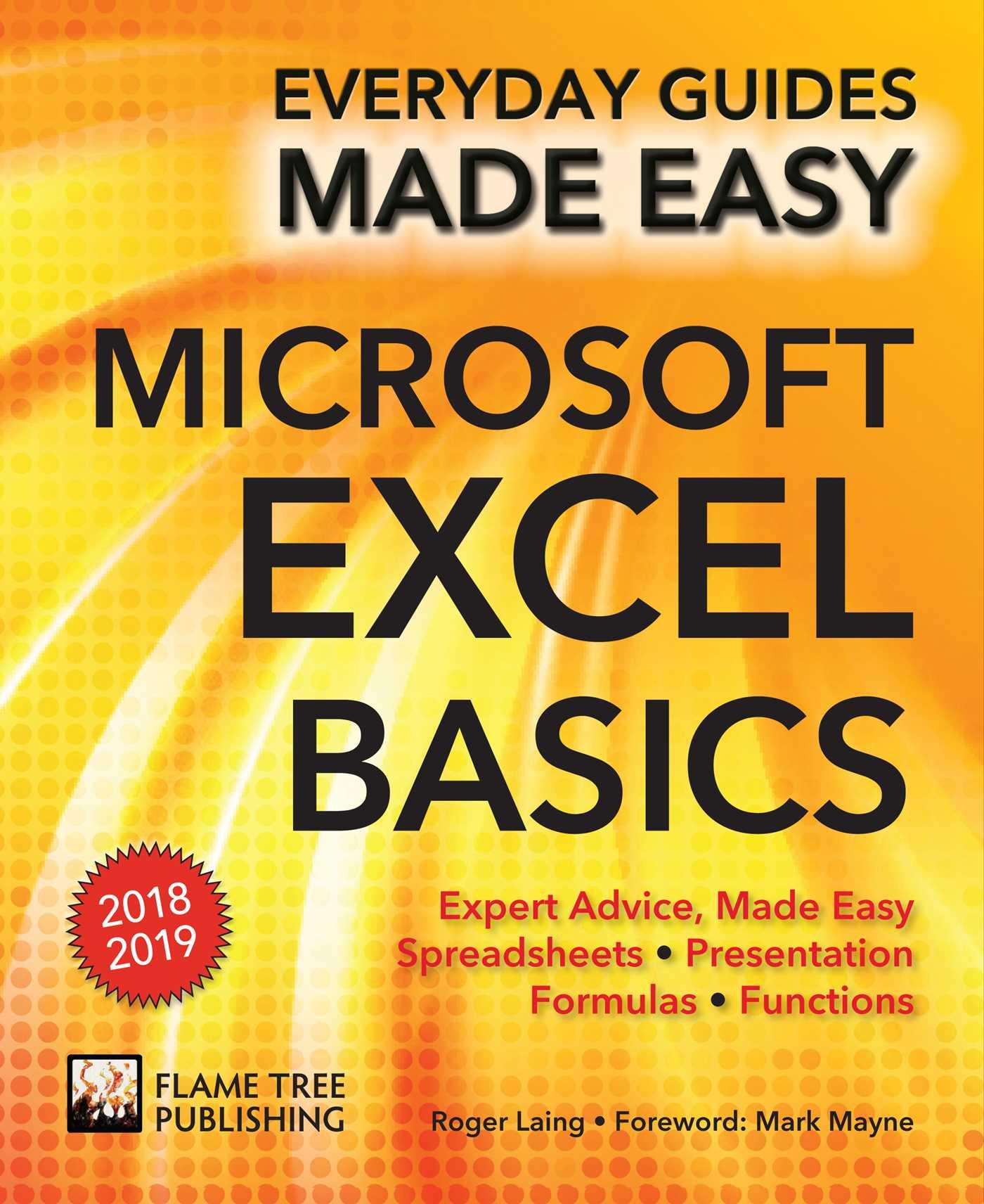 Vorderes Coverbild Microsoft Excel Basics (2018 Edition)