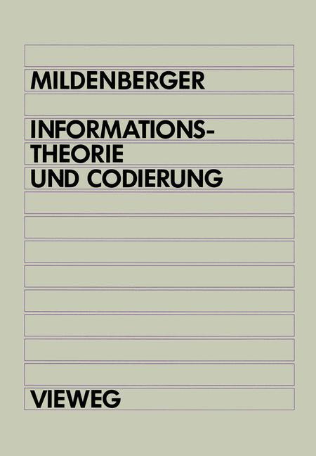 Vorderes Coverbild Informationstheorie und Codierung