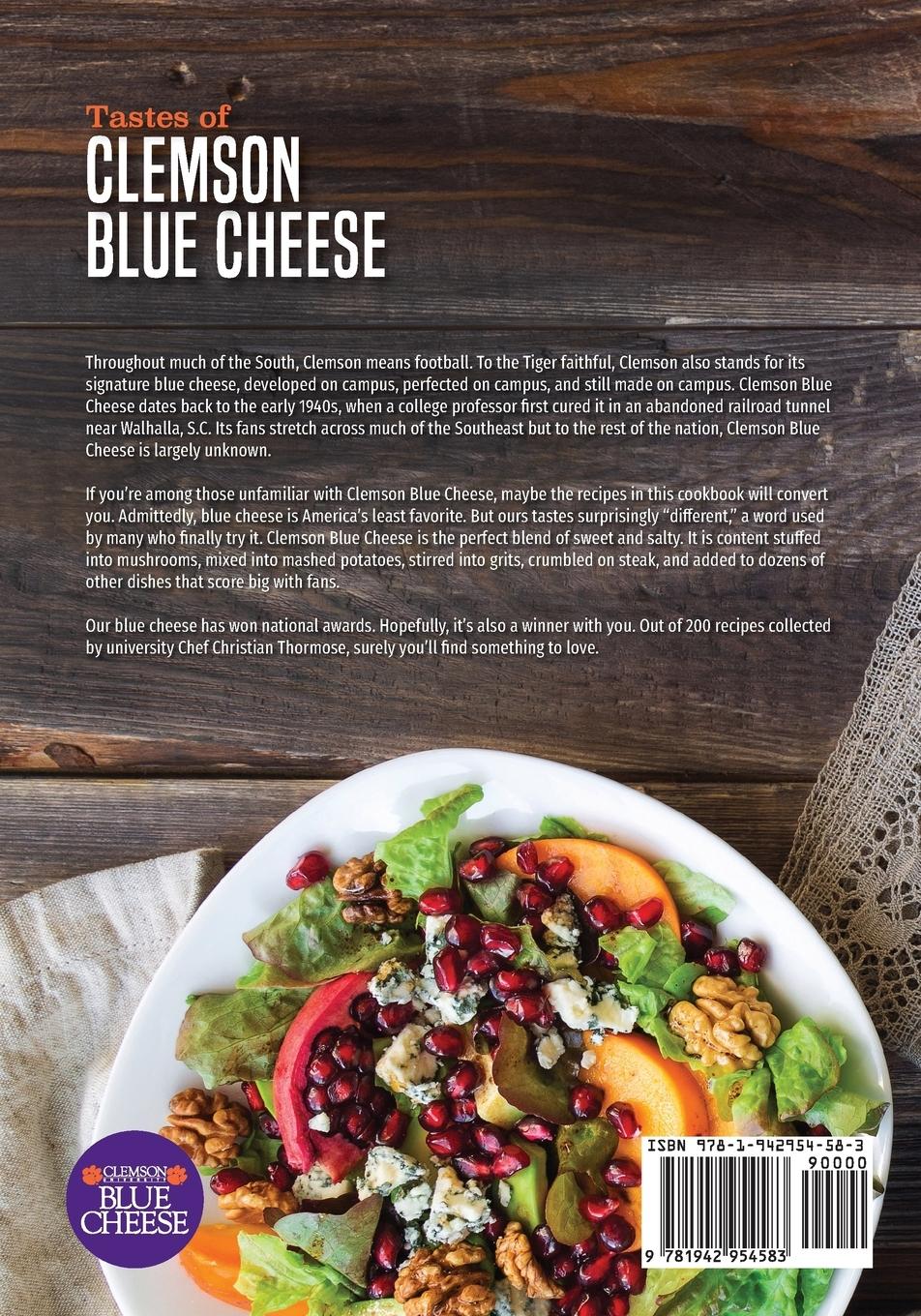 Rückseitencover Tastes of Clemson Blue Cheese