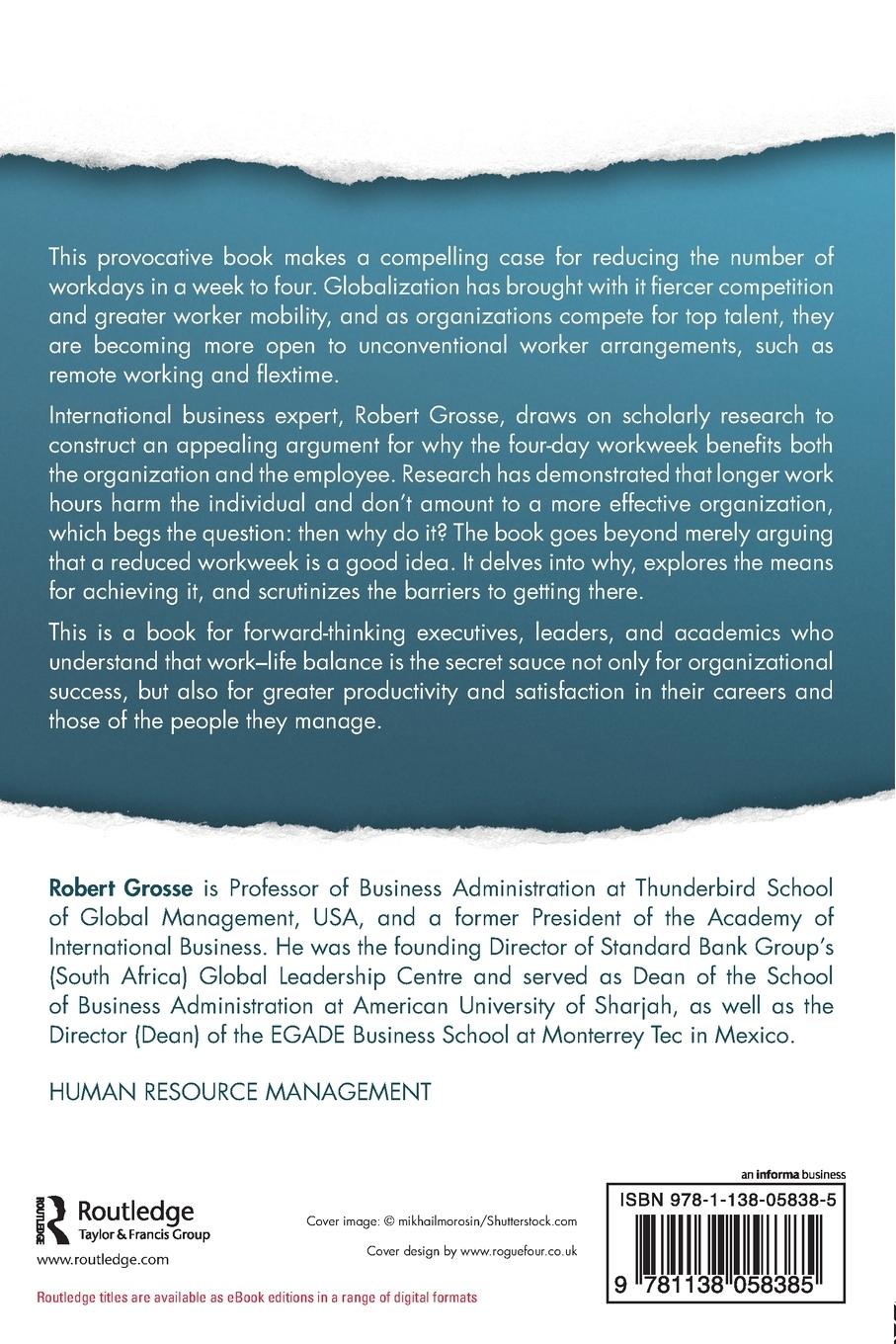 Rückseitencover The Four-Day Workweek