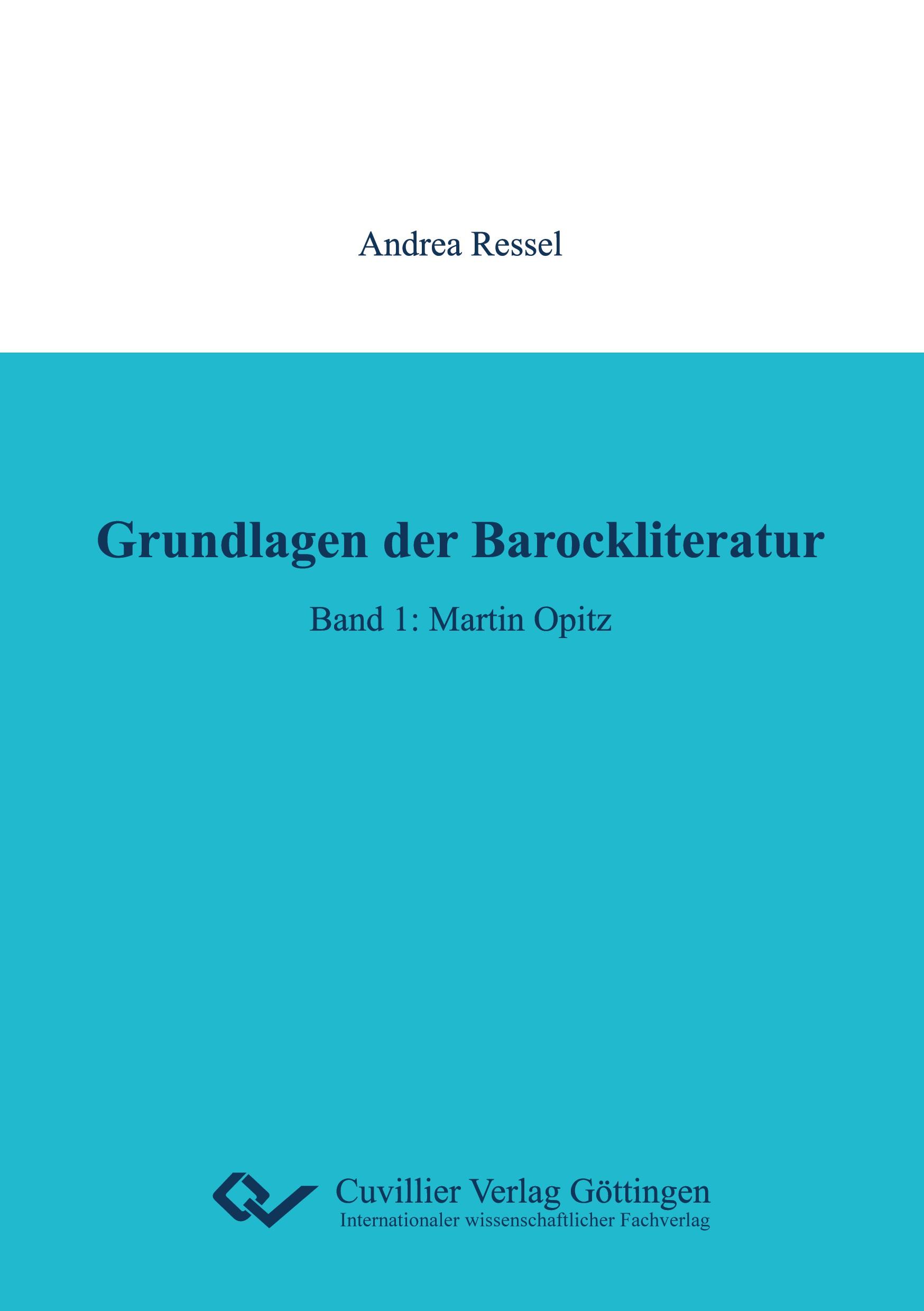 Vorderes Coverbild Grundlagen der Barockliteratur