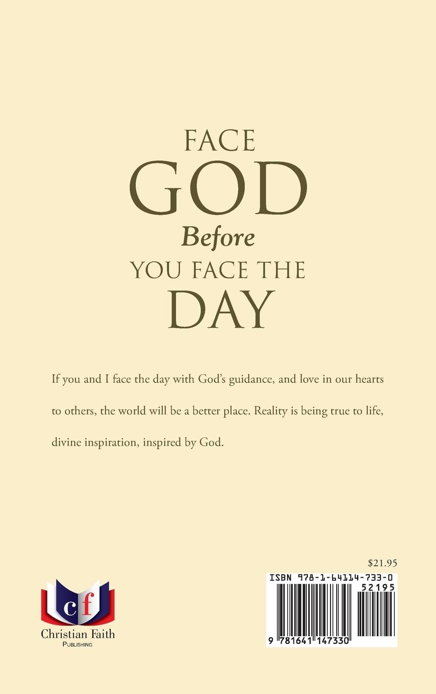 Rückseitencover Face God Before You Face The Day