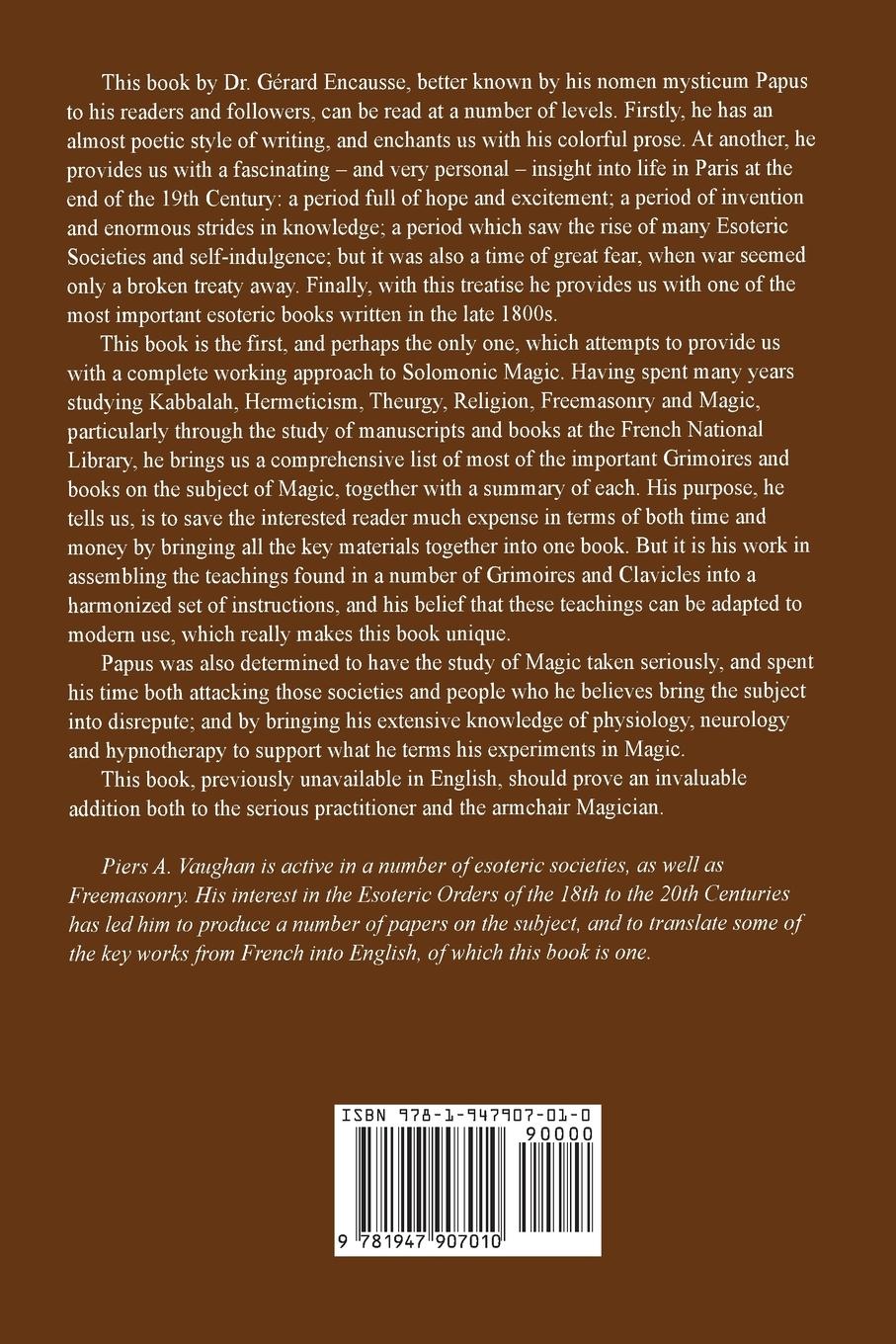 Rückseitencover Elementary Treatise on Practical Magic