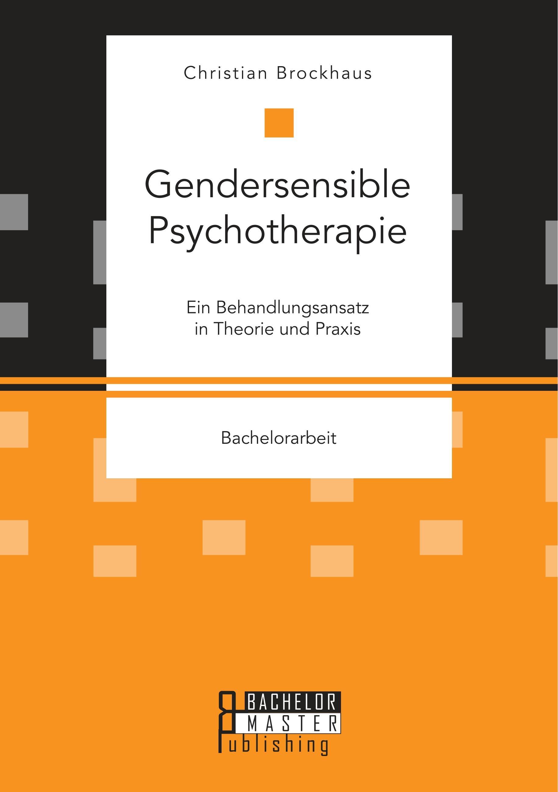 Vorderes Coverbild Gendersensible Psychotherapie. Ein Behandlungsansatz in Theorie und Praxis