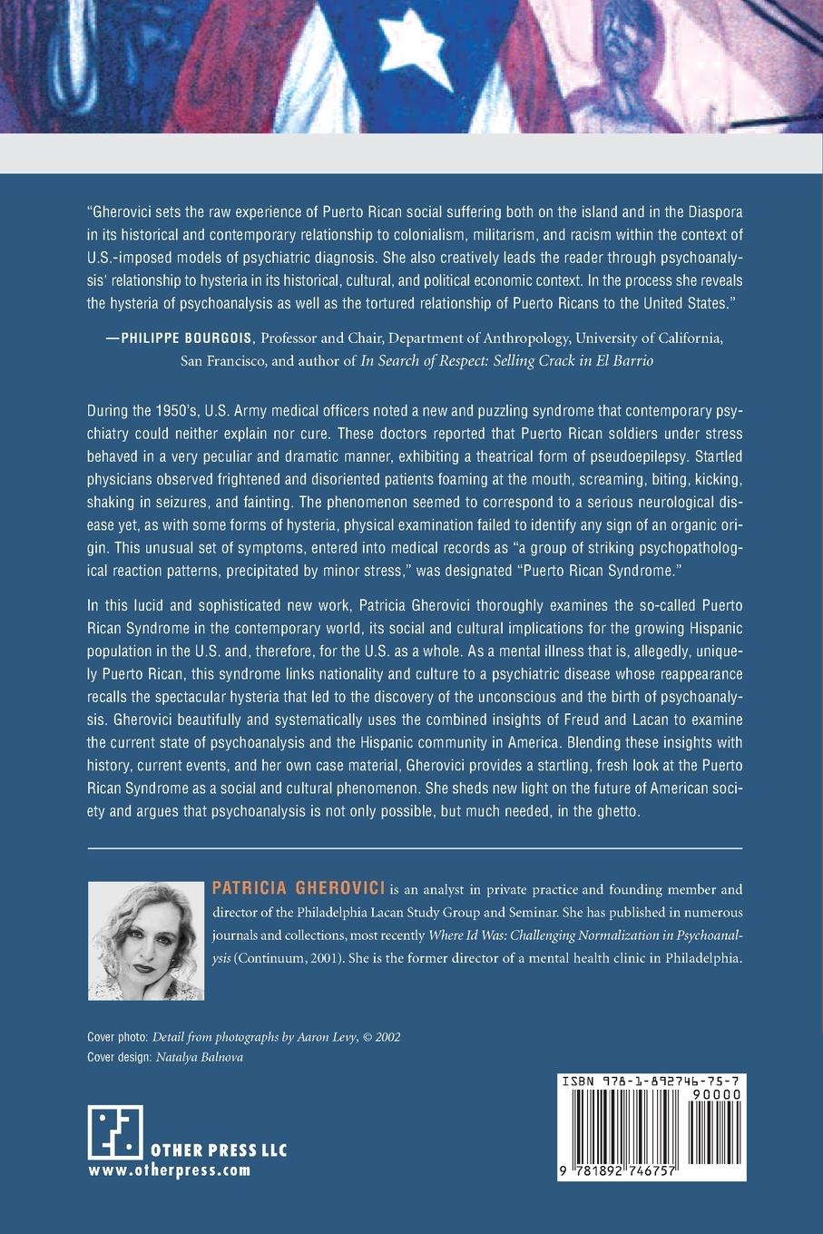 Rückseitencover The Puerto Rican Syndrome