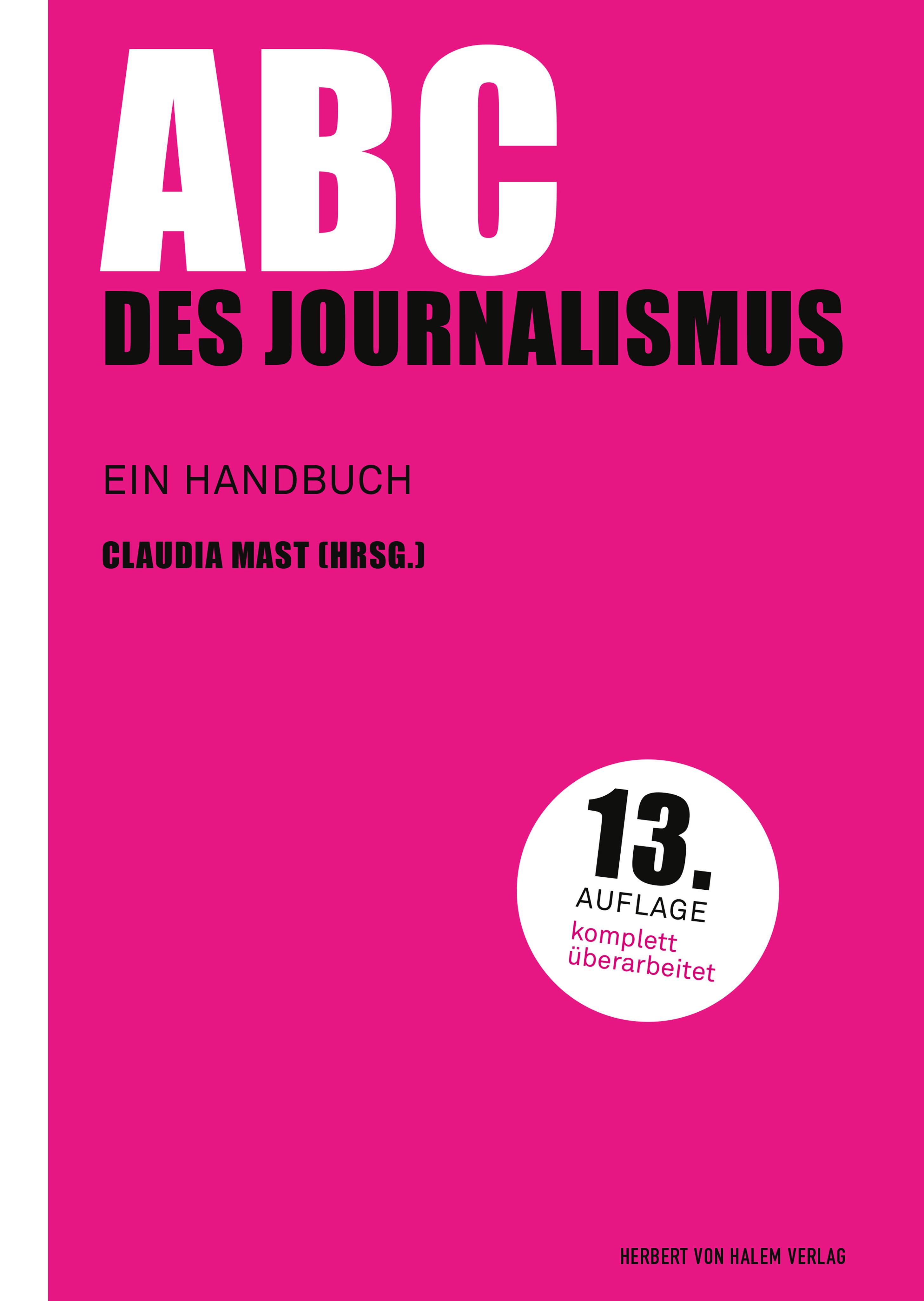 Vorderes Coverbild ABC des Journalismus