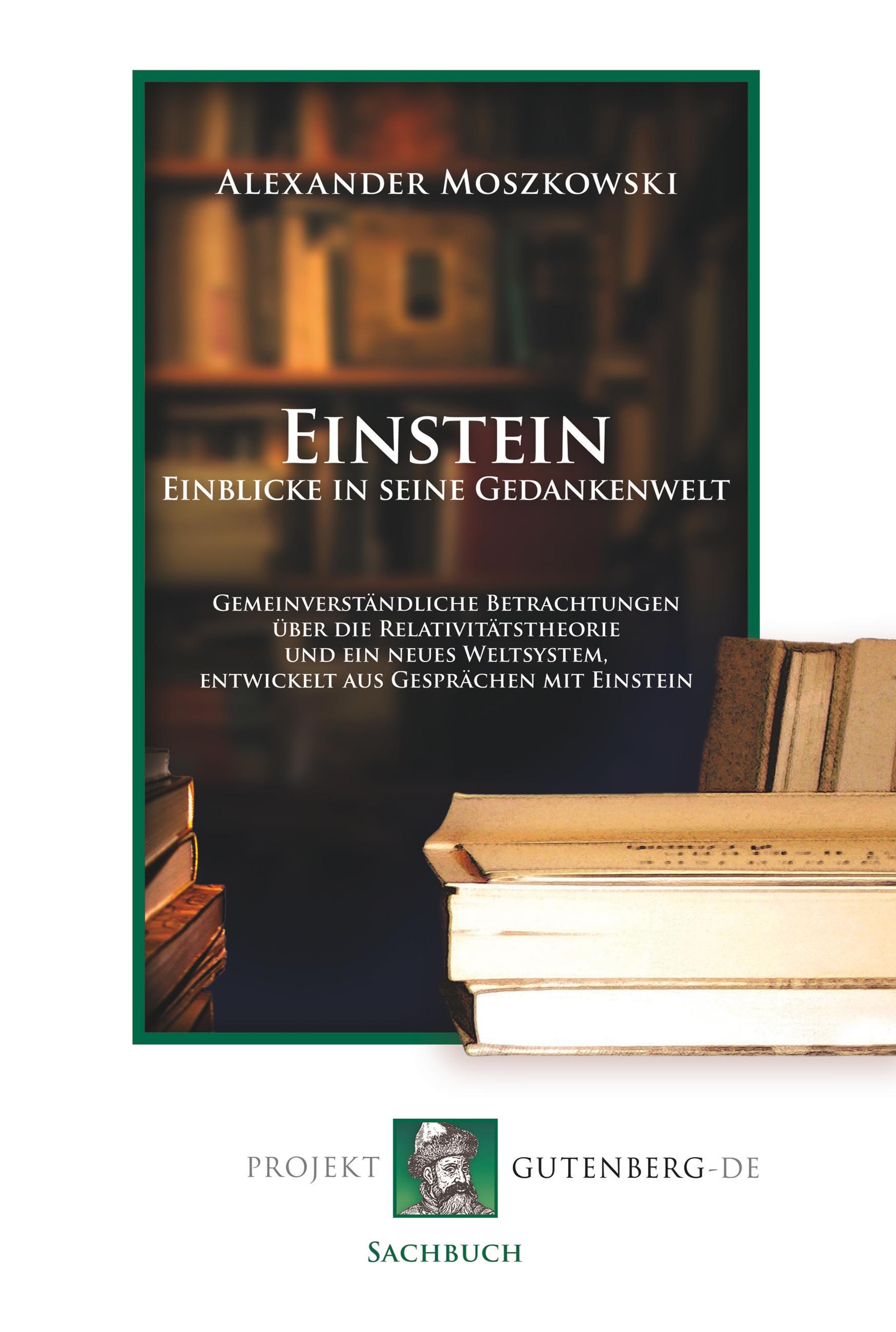 Vorderes Coverbild Einstein - Einblicke in seine Gedankenwelt