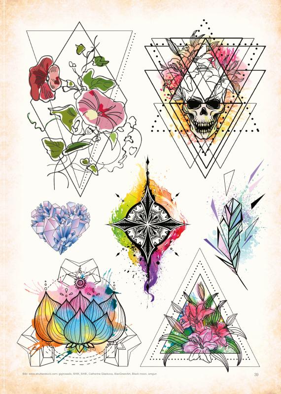 Beispielinhalt (Bild) Geometric Sketchbook - Professional Style